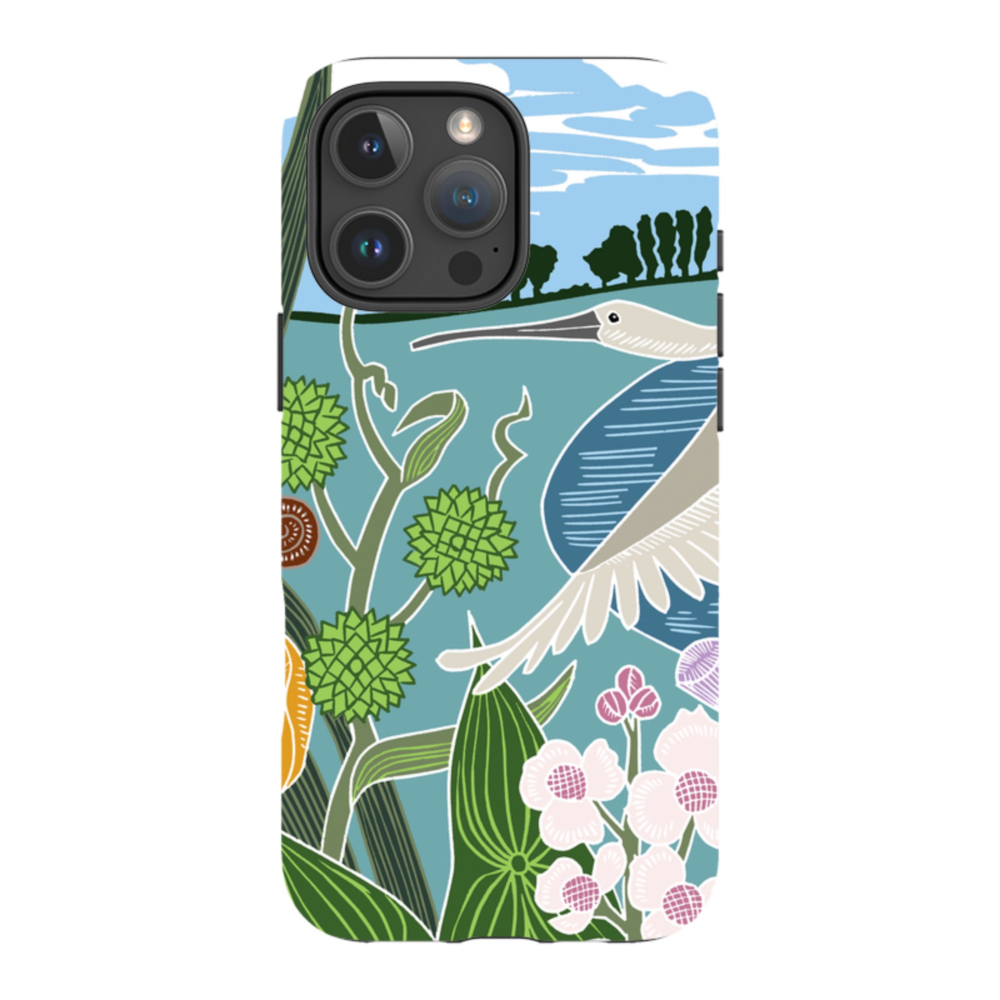iPhone Tough Case - Spoonbill By Kate Heiss