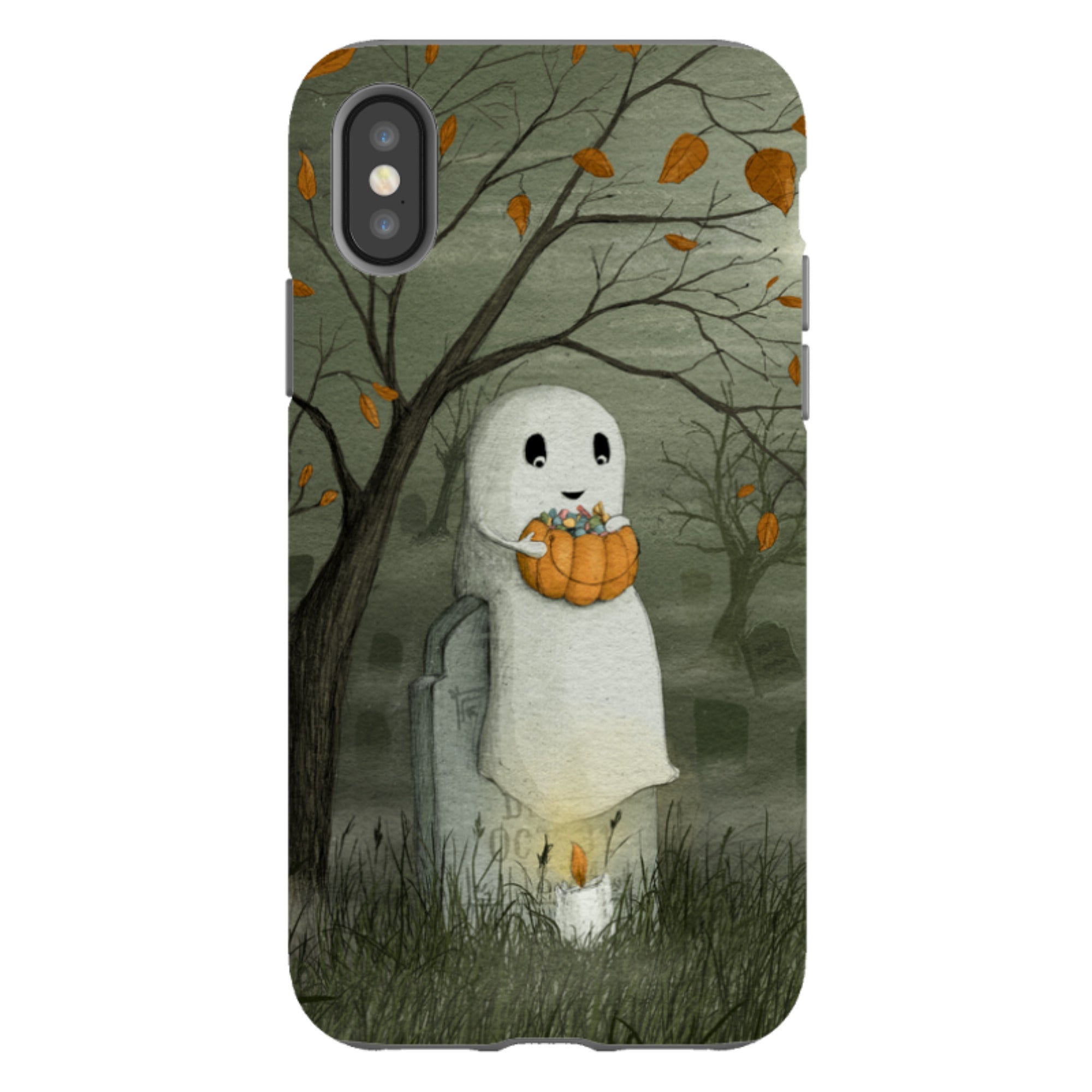 iPhone Tough Case - Halloween Ghost By Maja Lindberg
