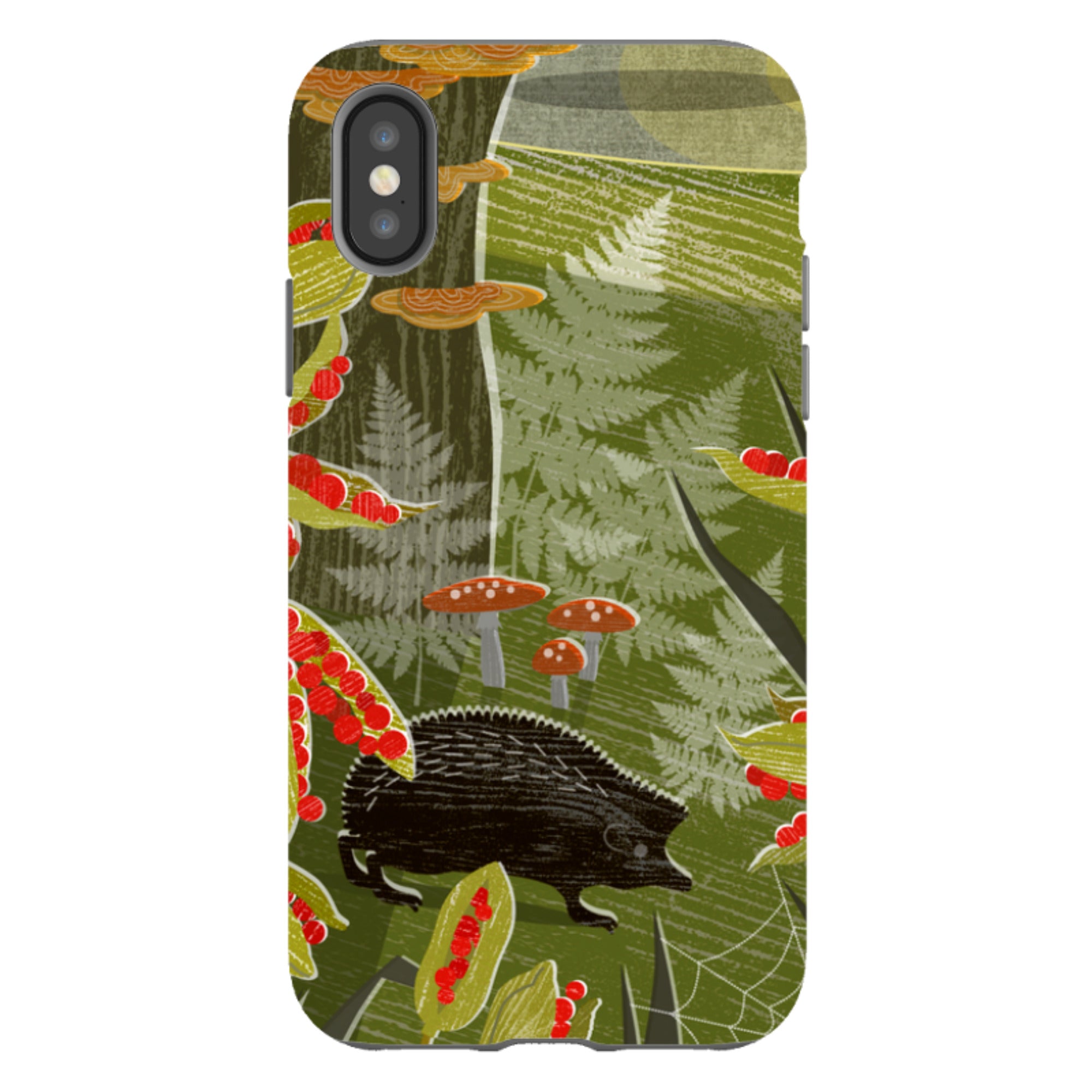 iPhone Tough Case - October Hedgehog By Liane Payne