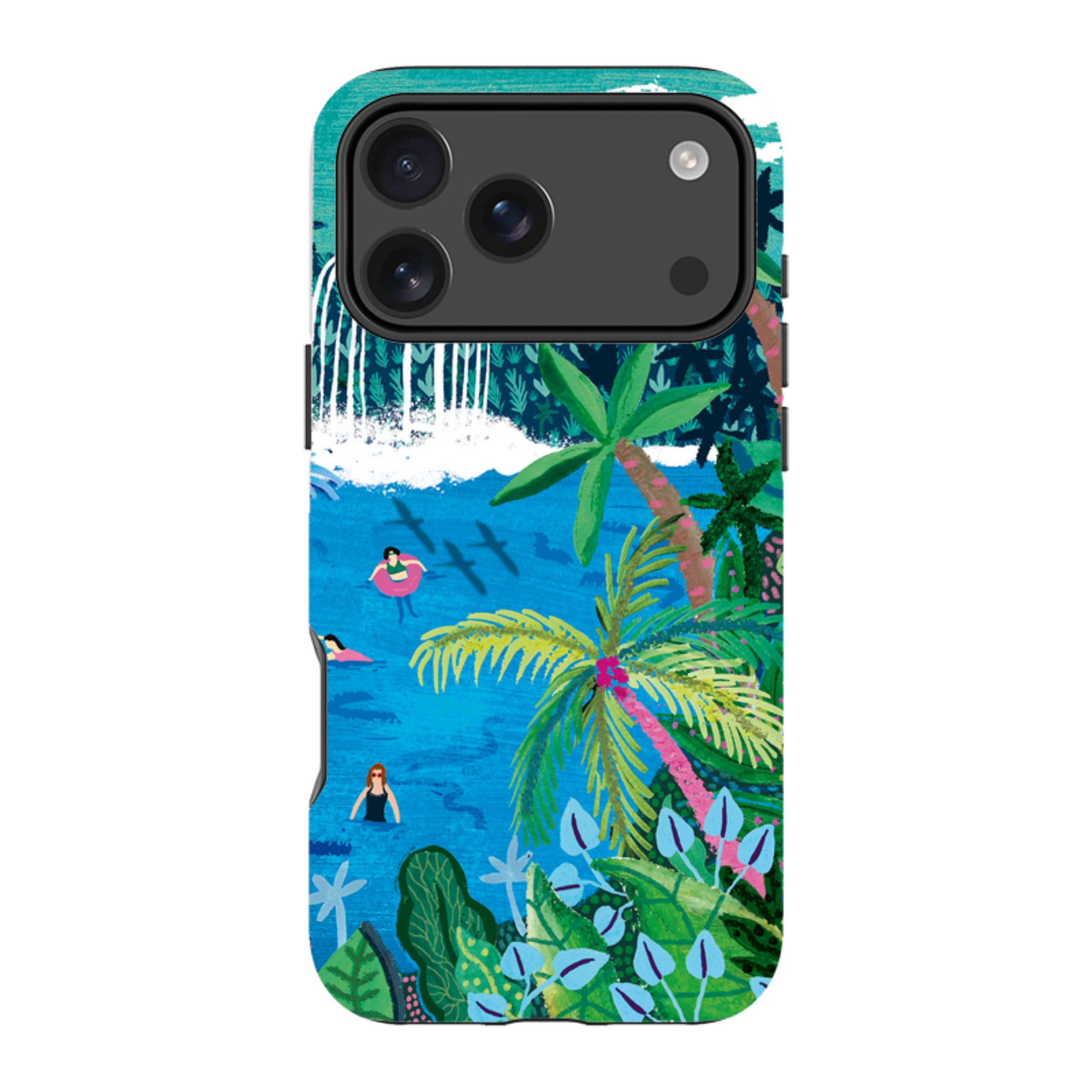 iPhone MagSafe Tough Case - Palm Pool II By Emma Frances Grant