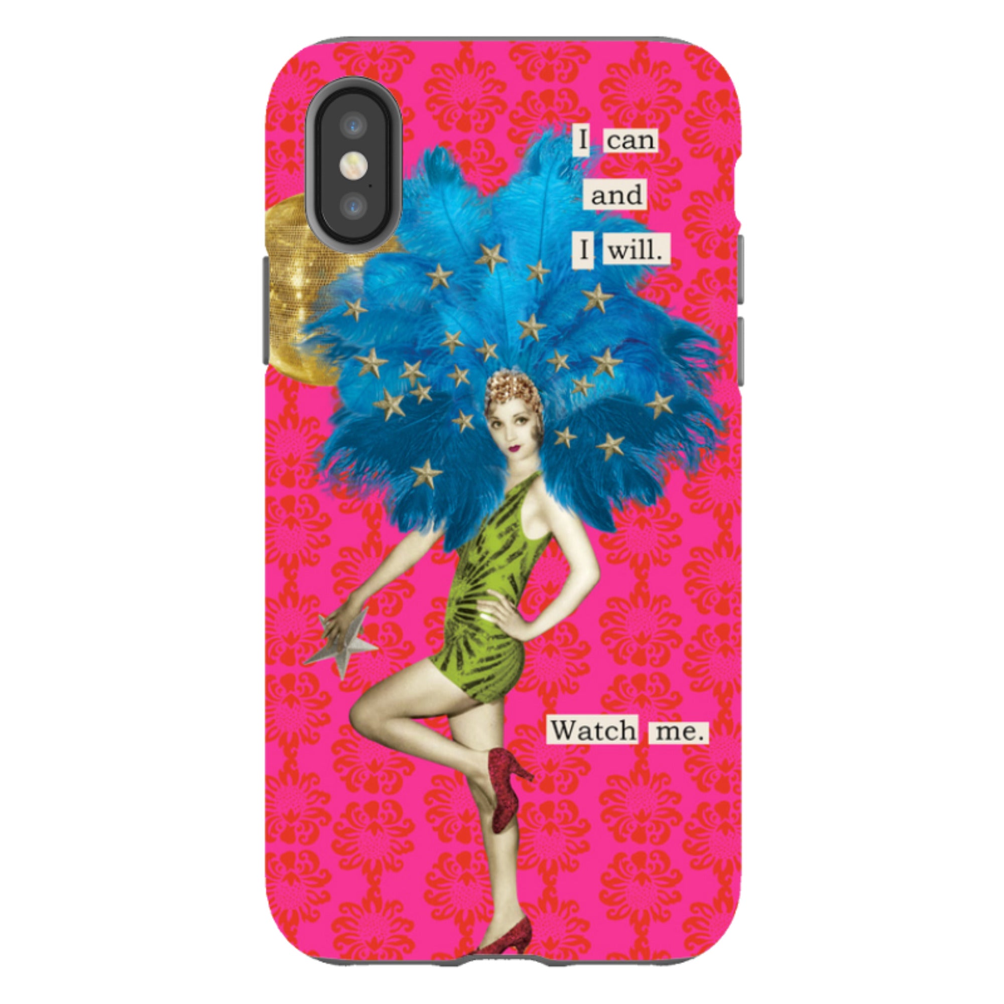 iPhone Tough Case - I Can And I Will By Clare Jordan