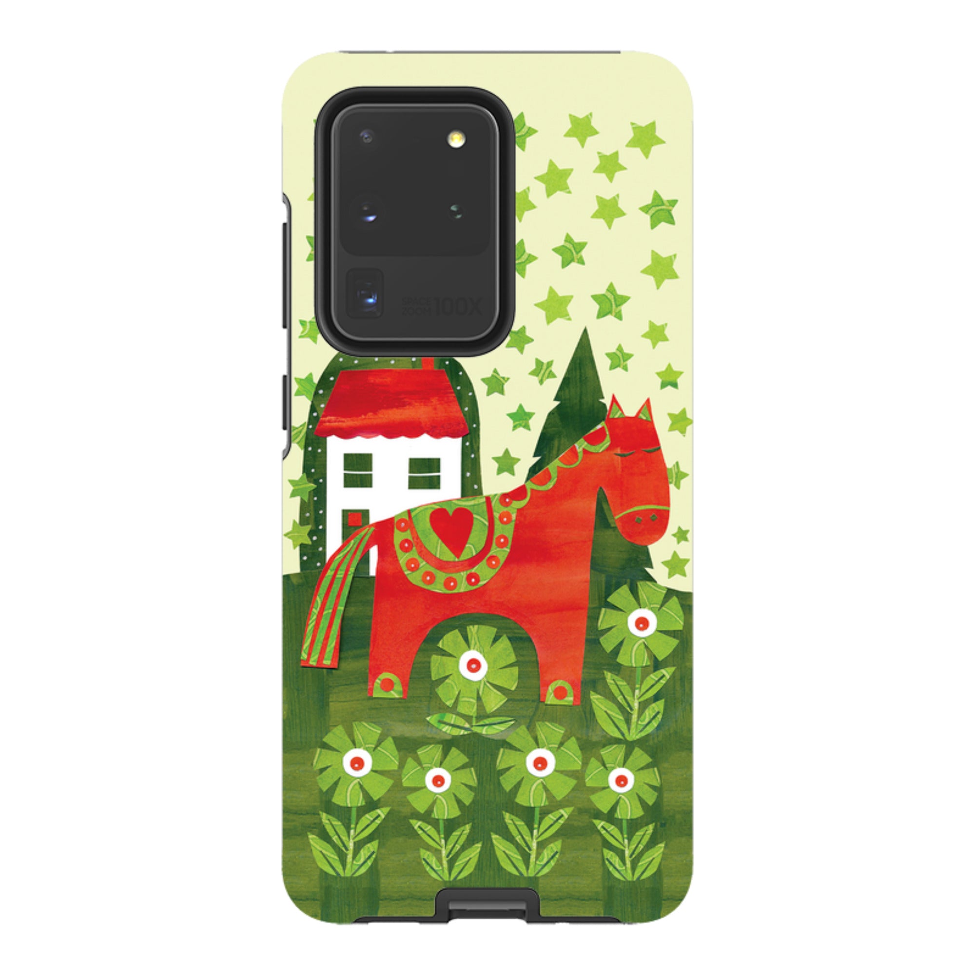 Samsung Tough Case - Red Dala Horse By Tracey English