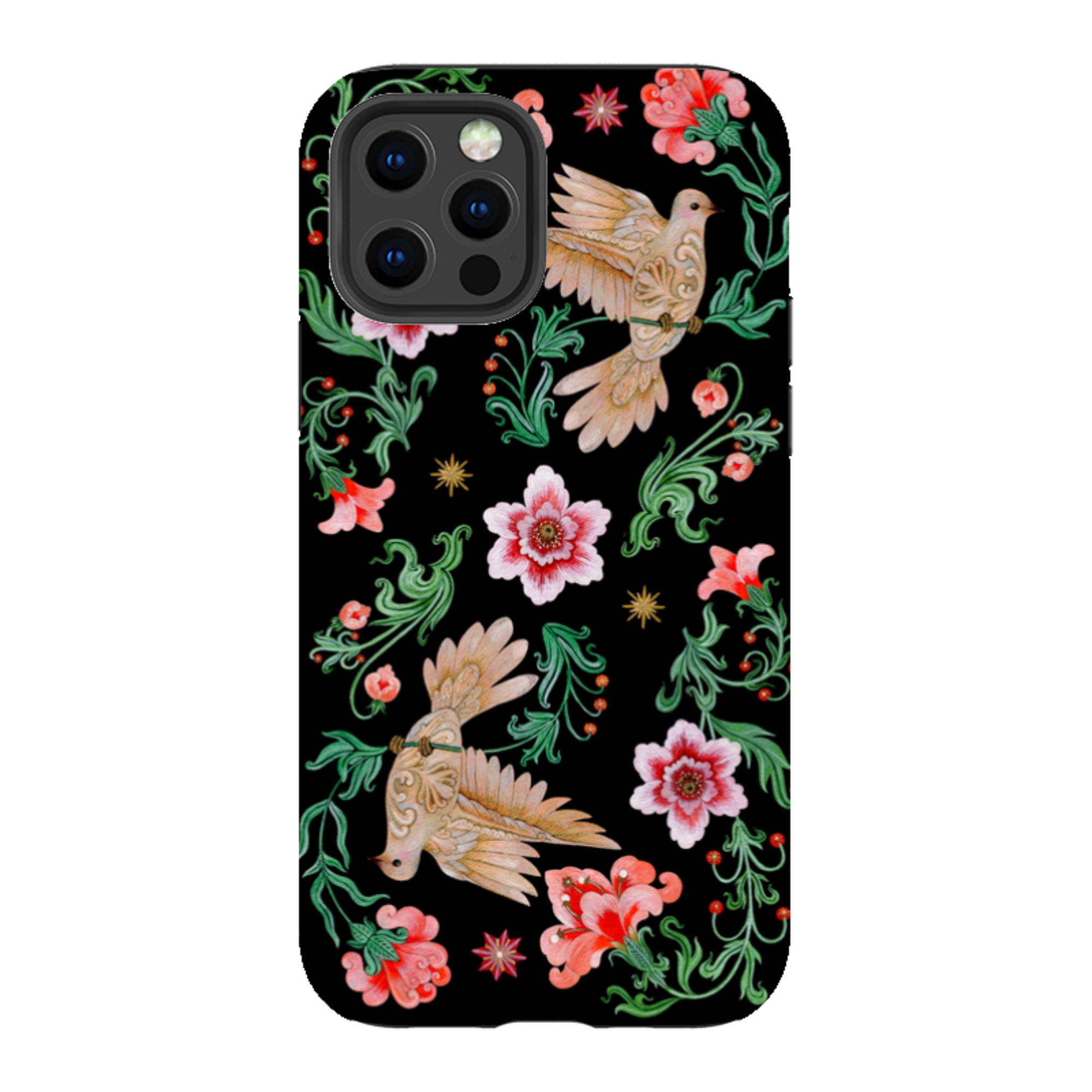 iPhone Tough  Case - Two Turtle Doves By Maria Matos