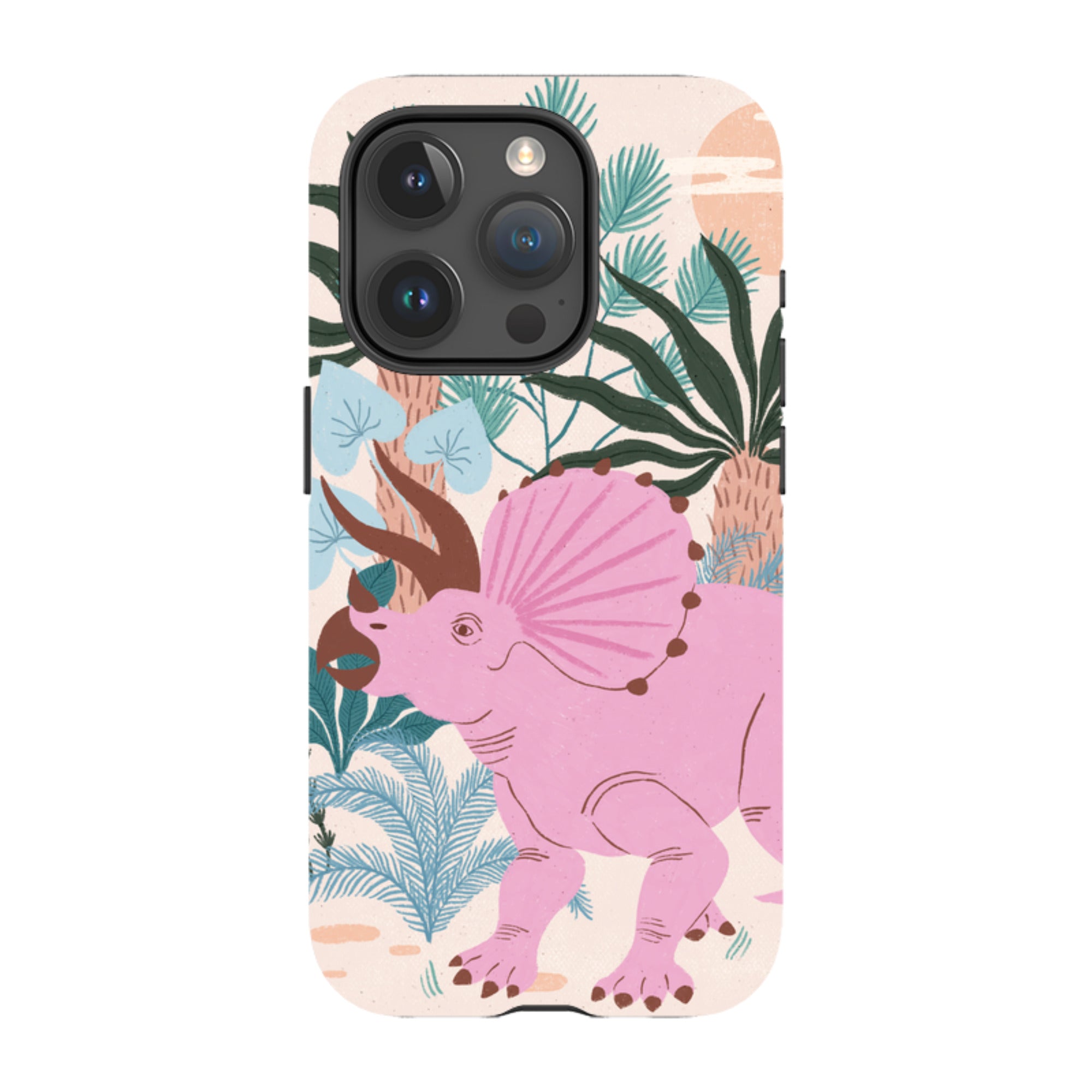 iPhone MagSafe Tough Case - Triceraptops By Meghann Rader
