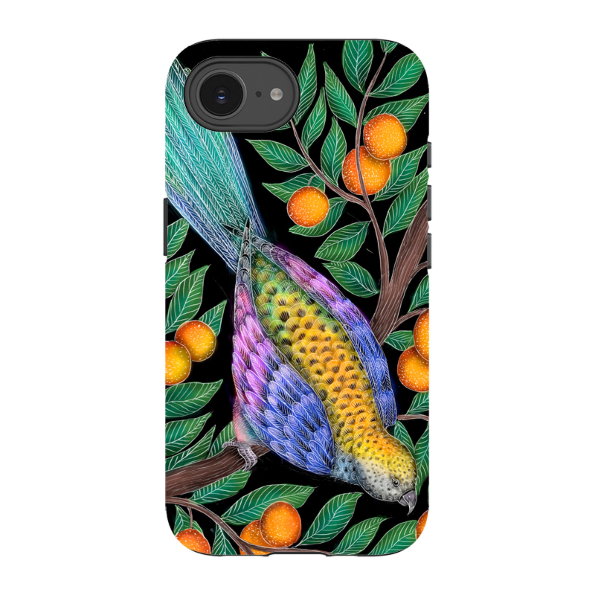 iPhone Tough Case - Parrot By Catherine Rowe