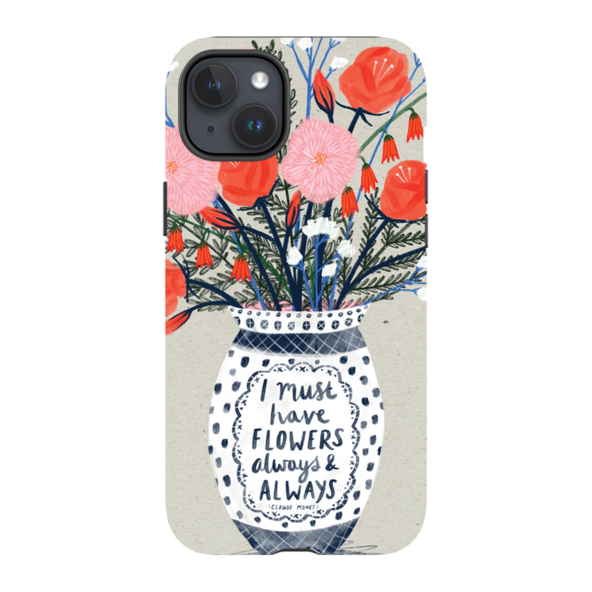 iPhone Tough Case - Flowers Always By Lee Foster Wilson