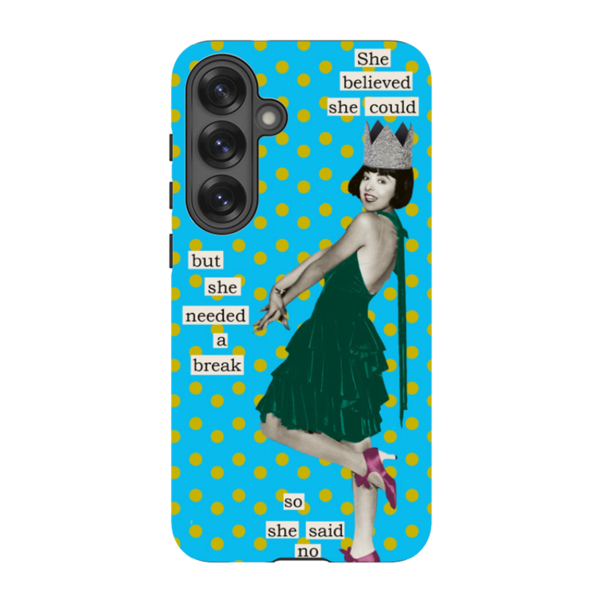 Samsung Tough Case - She Believed She Could By Clare Jordan