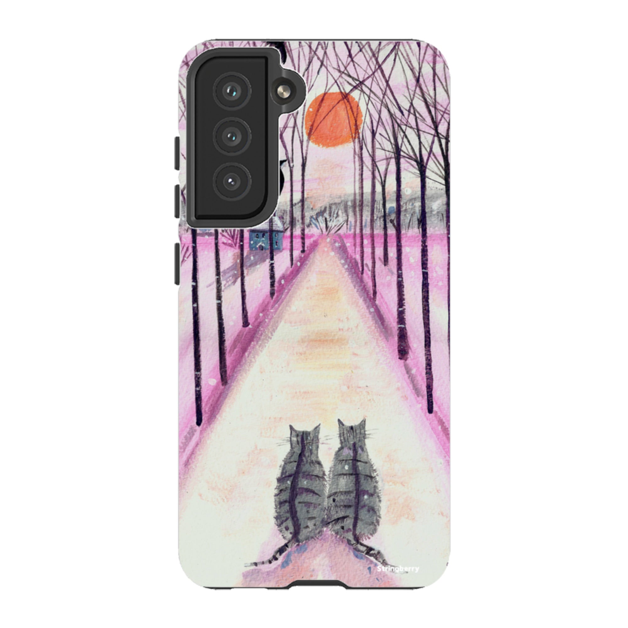 Samsung Tough Case - Winter Cats By Mary Stubberfield