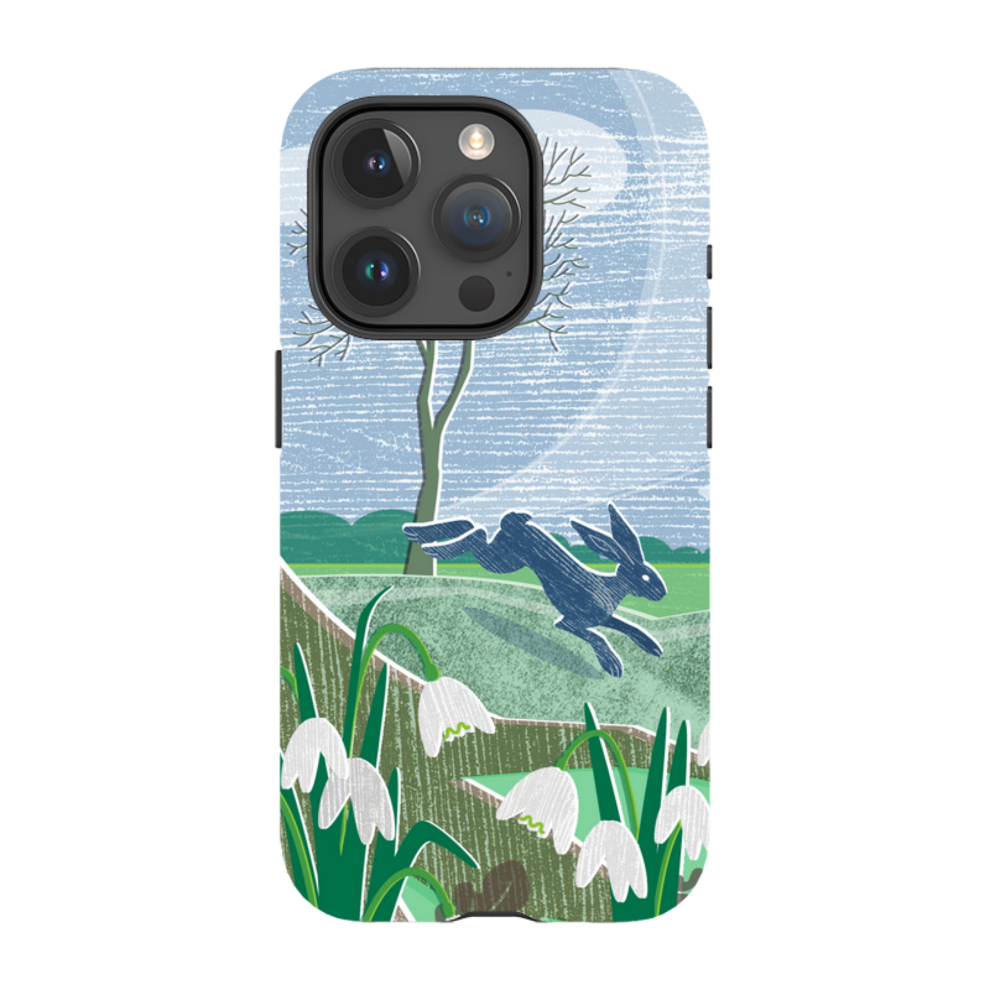 iPhone Tough Case - Snowdrops And Hare By Liane Payne
