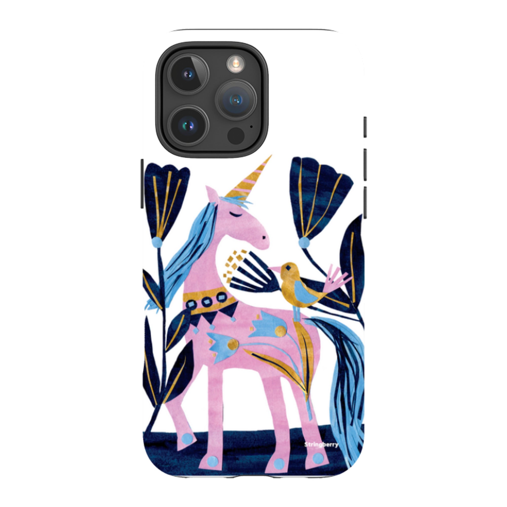 iPhone MagSafe Tough Case - Lilac Unicorn By Tracey English