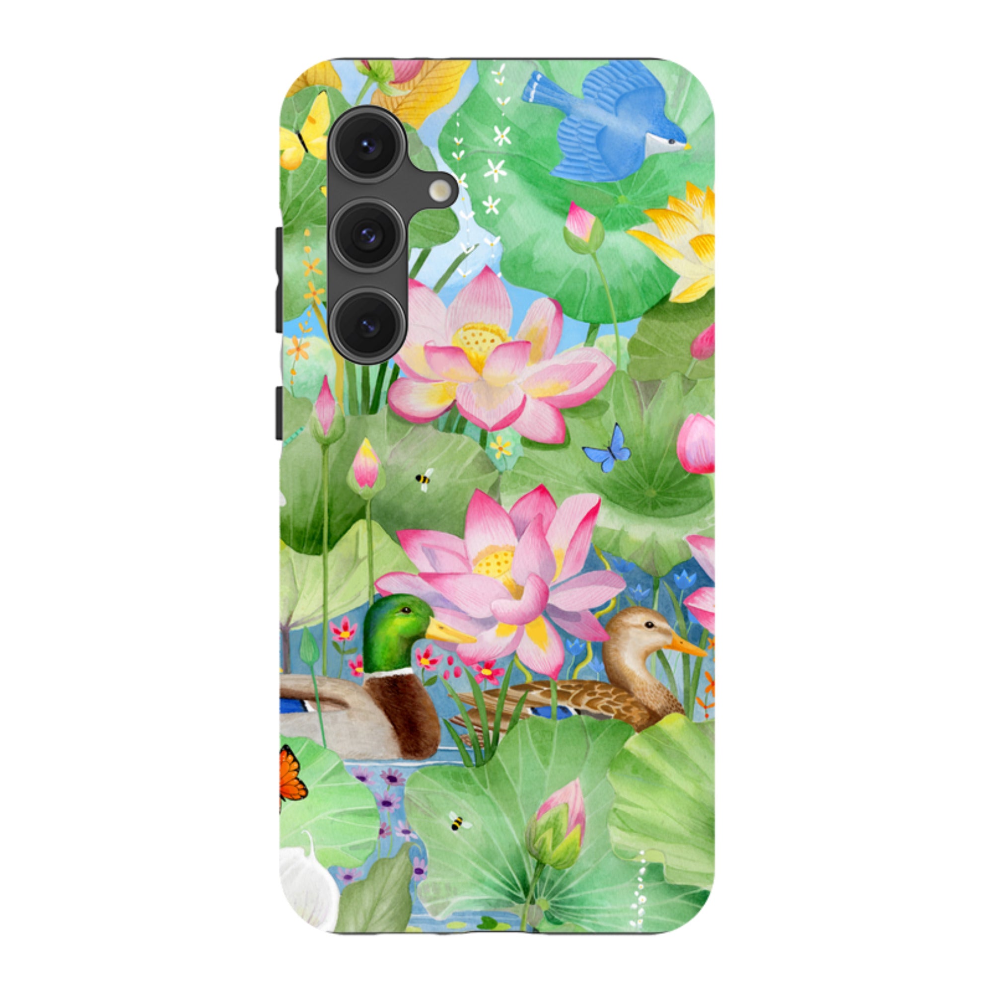 Samsung Tough Case - Waterlily Pond By Bex Parkin