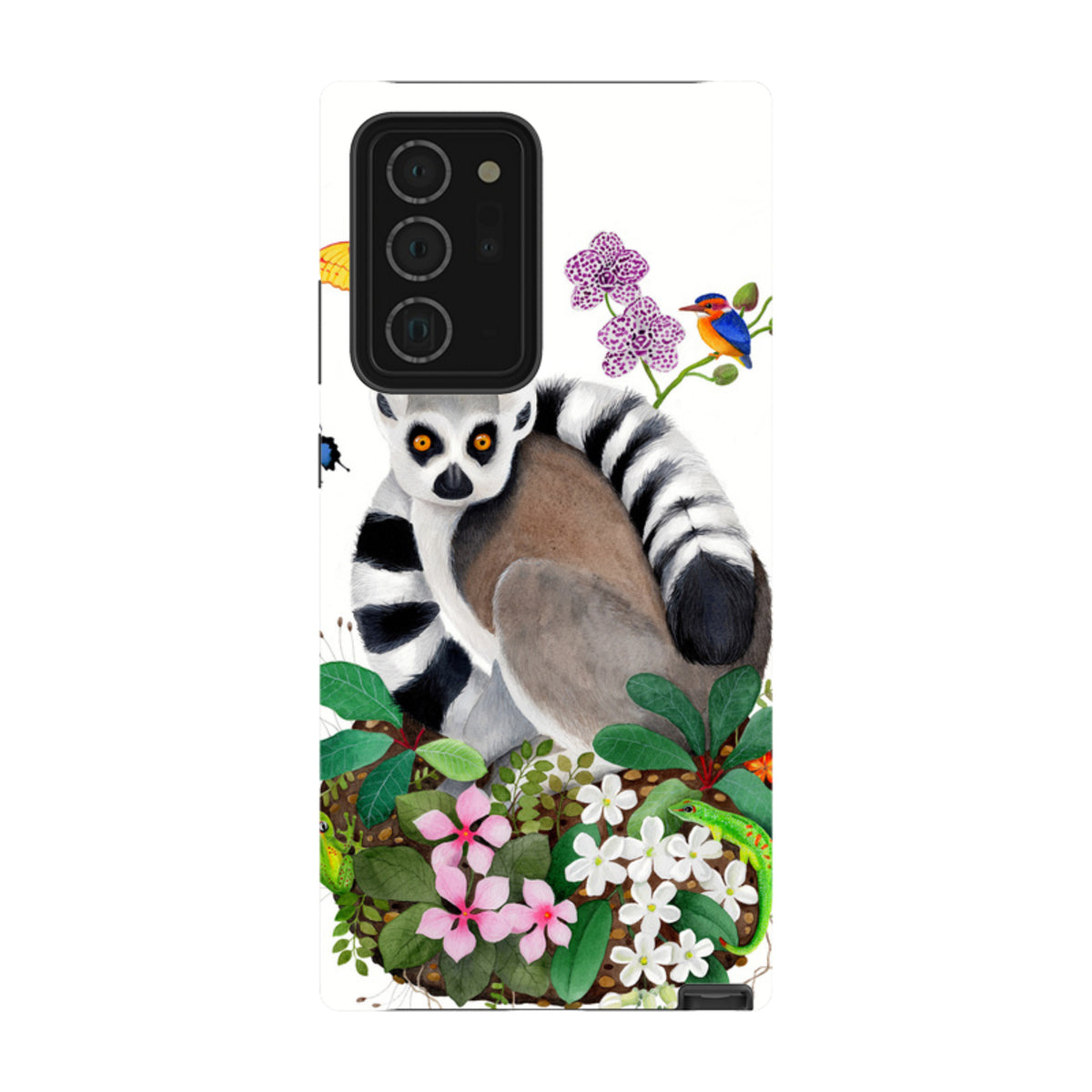 Samsung Tough Case - Madagascar Lemur By Bex Parkin