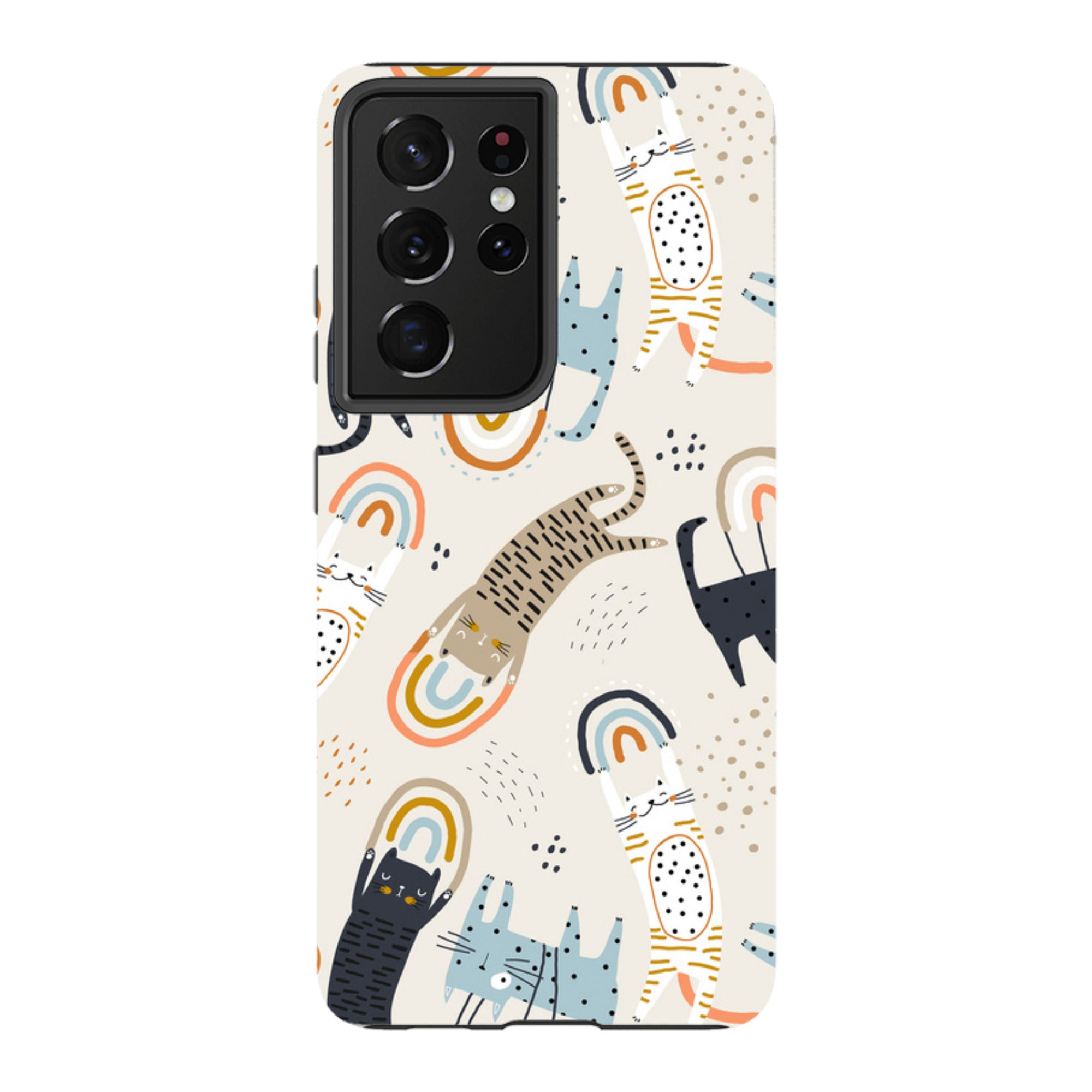 Samsung Tough Case - Rainbow Cats