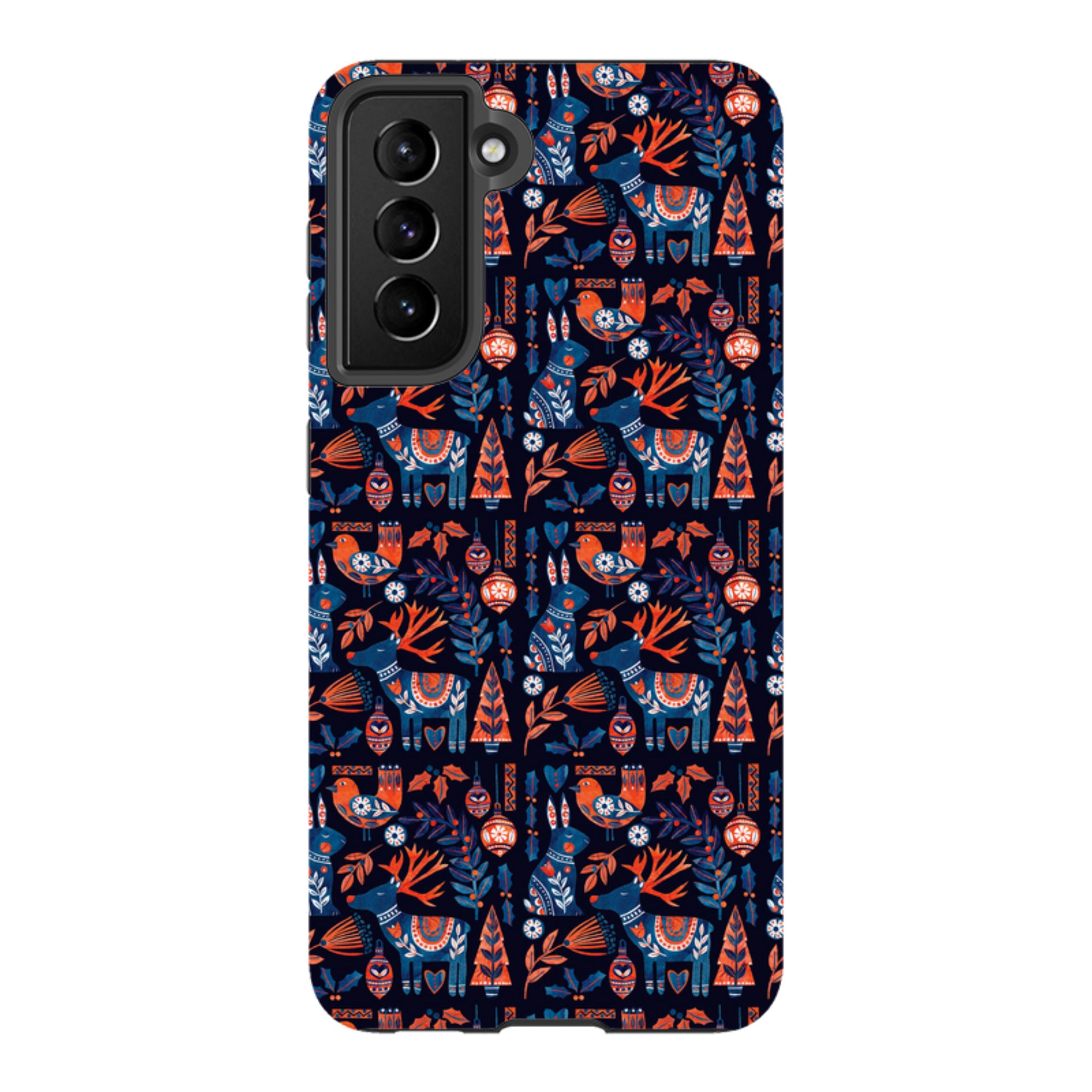 Samsung Tough Case - Scandi Animals Dark By Tracey English