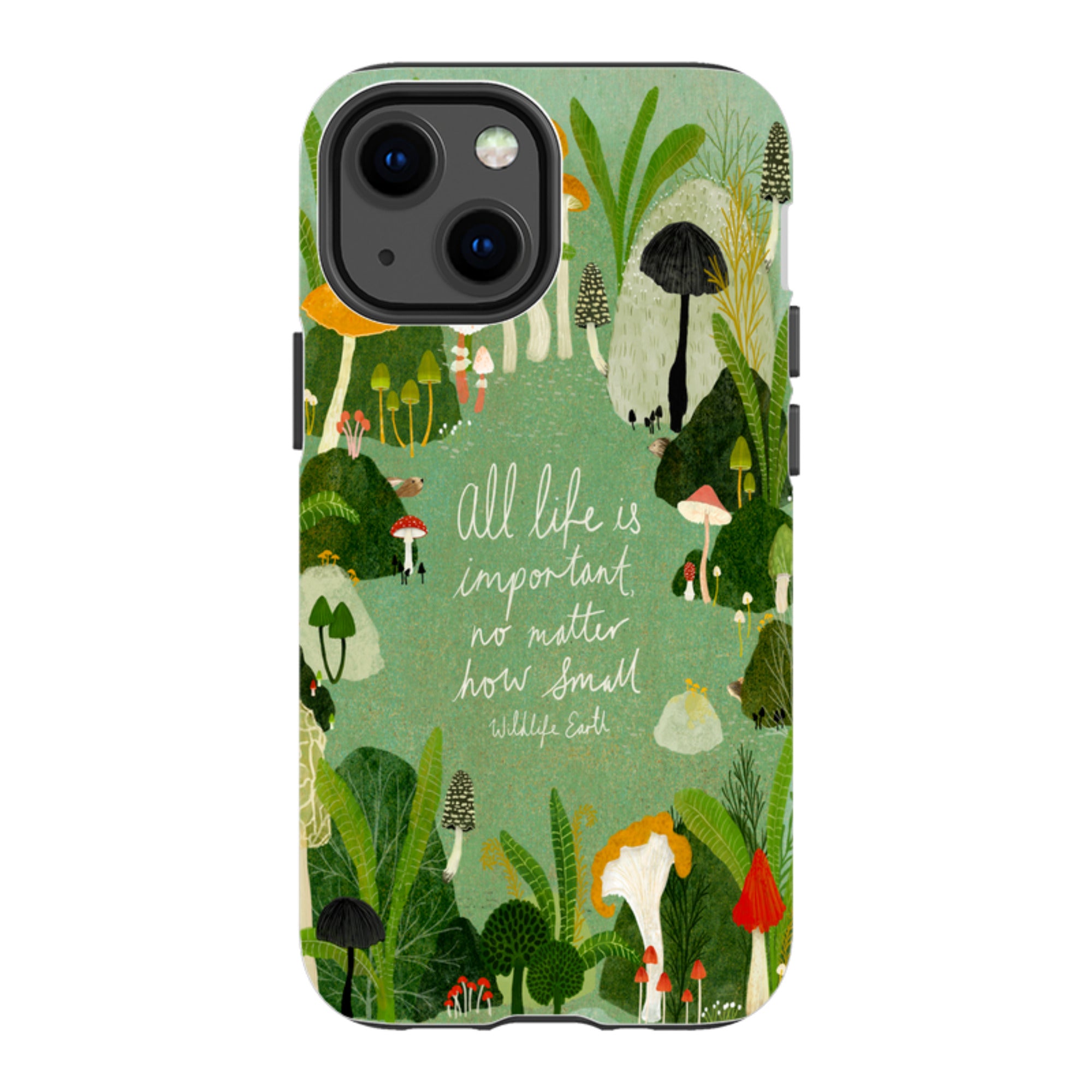 iPhone Tough Case - Wildlife Text By Katherine Quinn