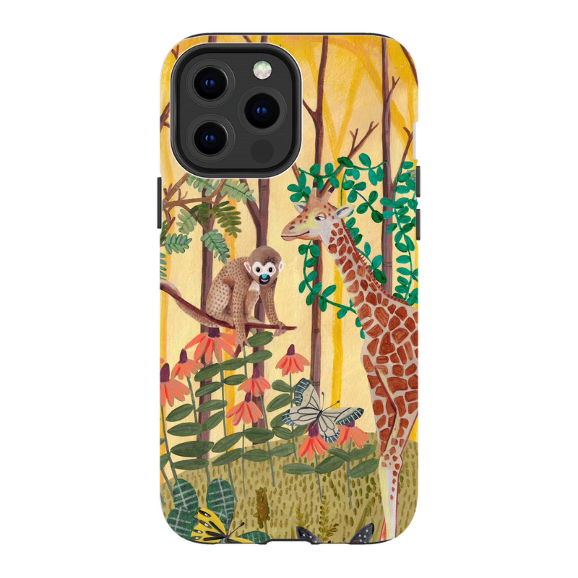 iPhone Tough Case - Giraffe By Caroline Bonne Muller