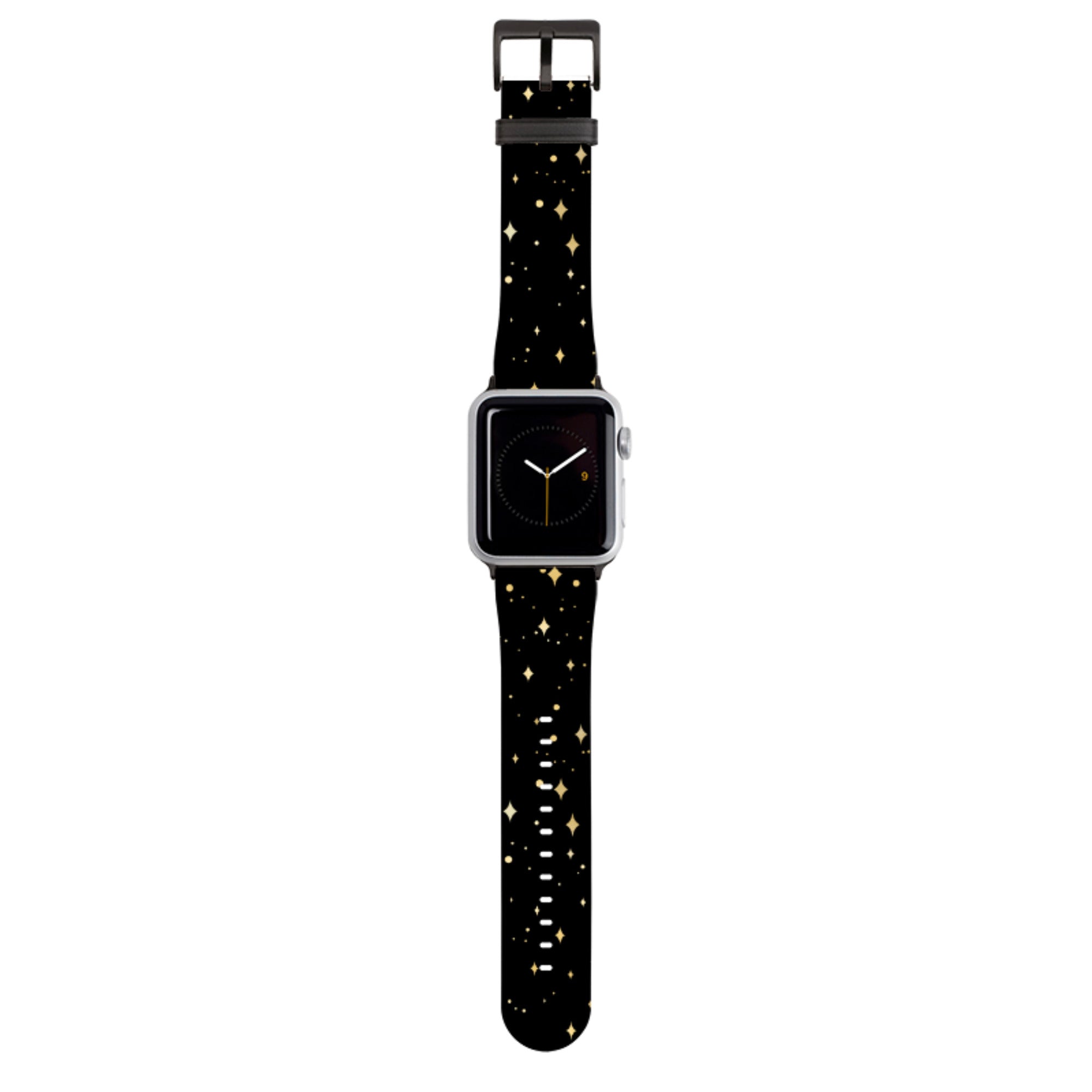 Black Cosmos Apple Watch Strap