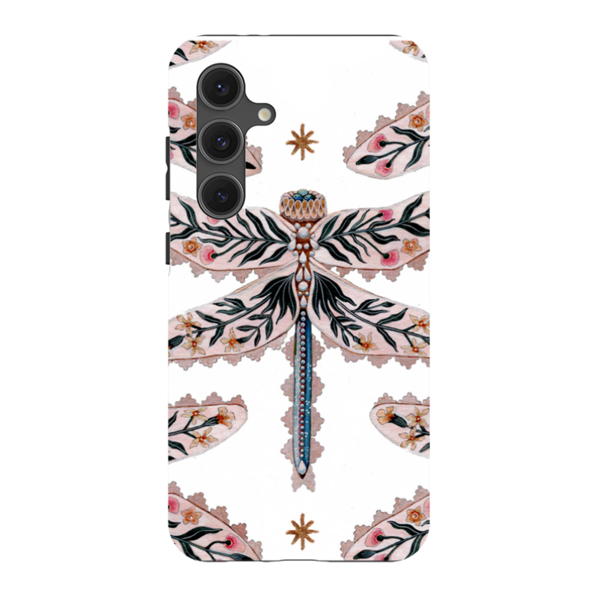 Samsung Tough Case - Dragonfly Pattern By Maria Matos