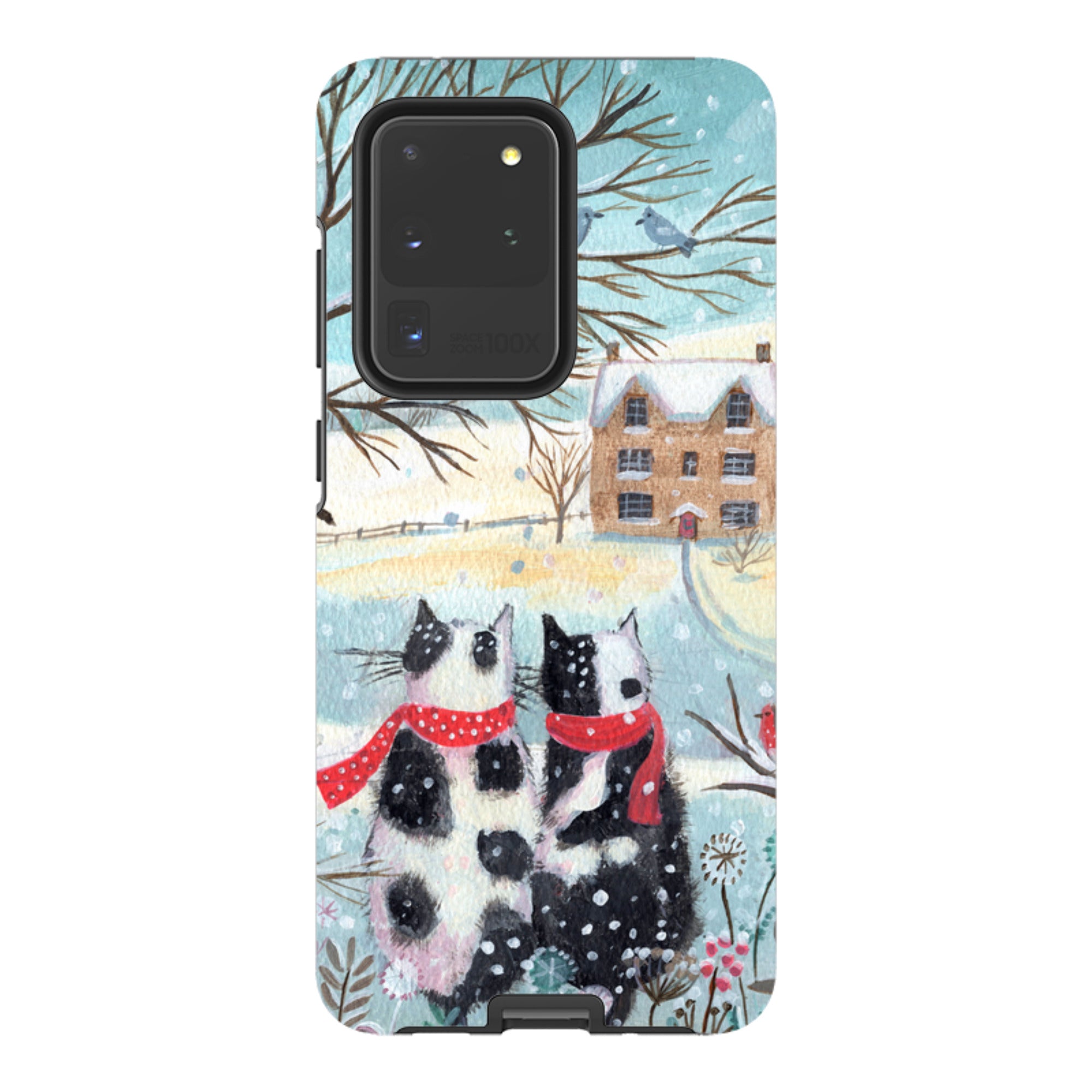 Samsung Tough Case - Christmas Cats By Mary Stubberfield