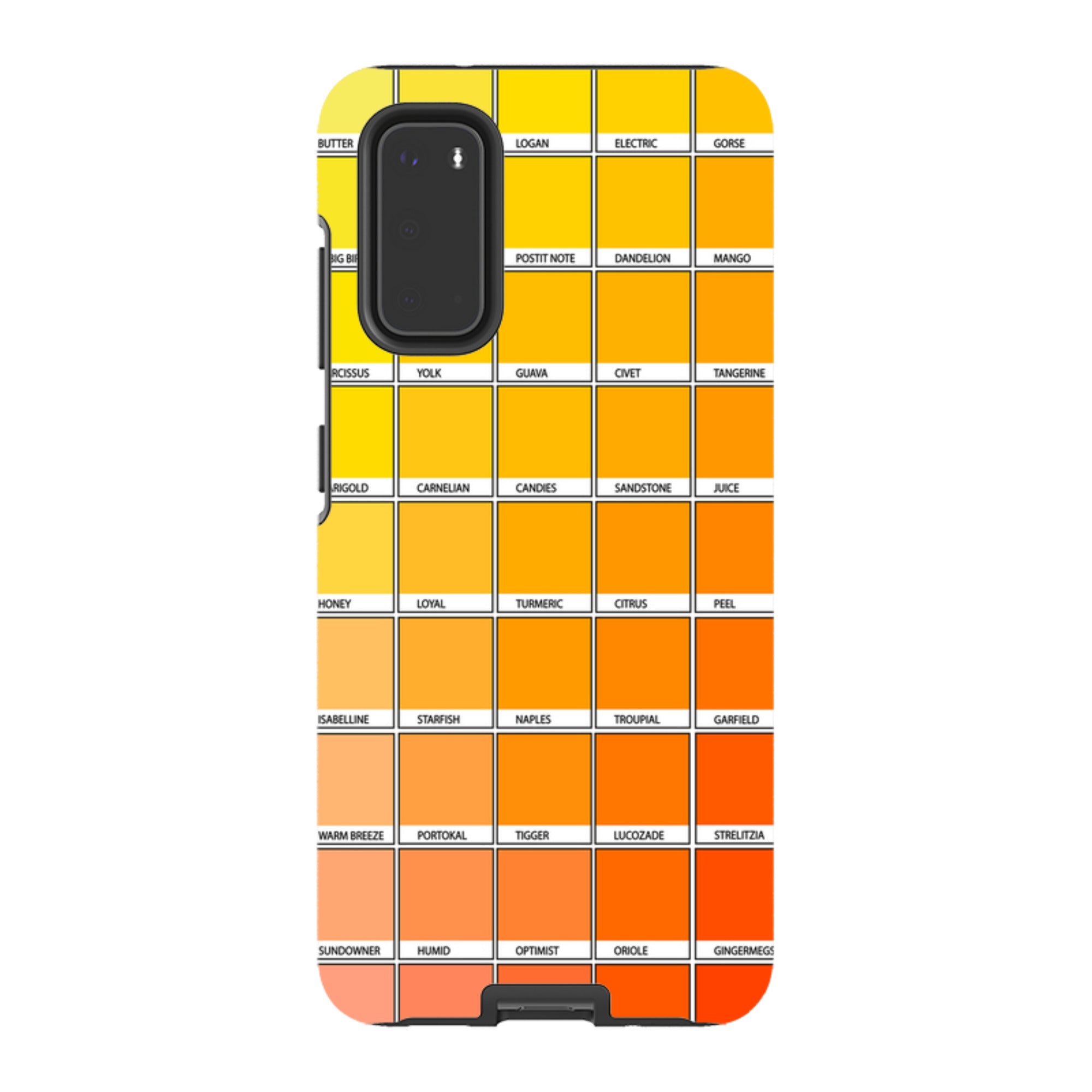 Samsung Tough Case - Yellow Chromology By Kitty Joseph