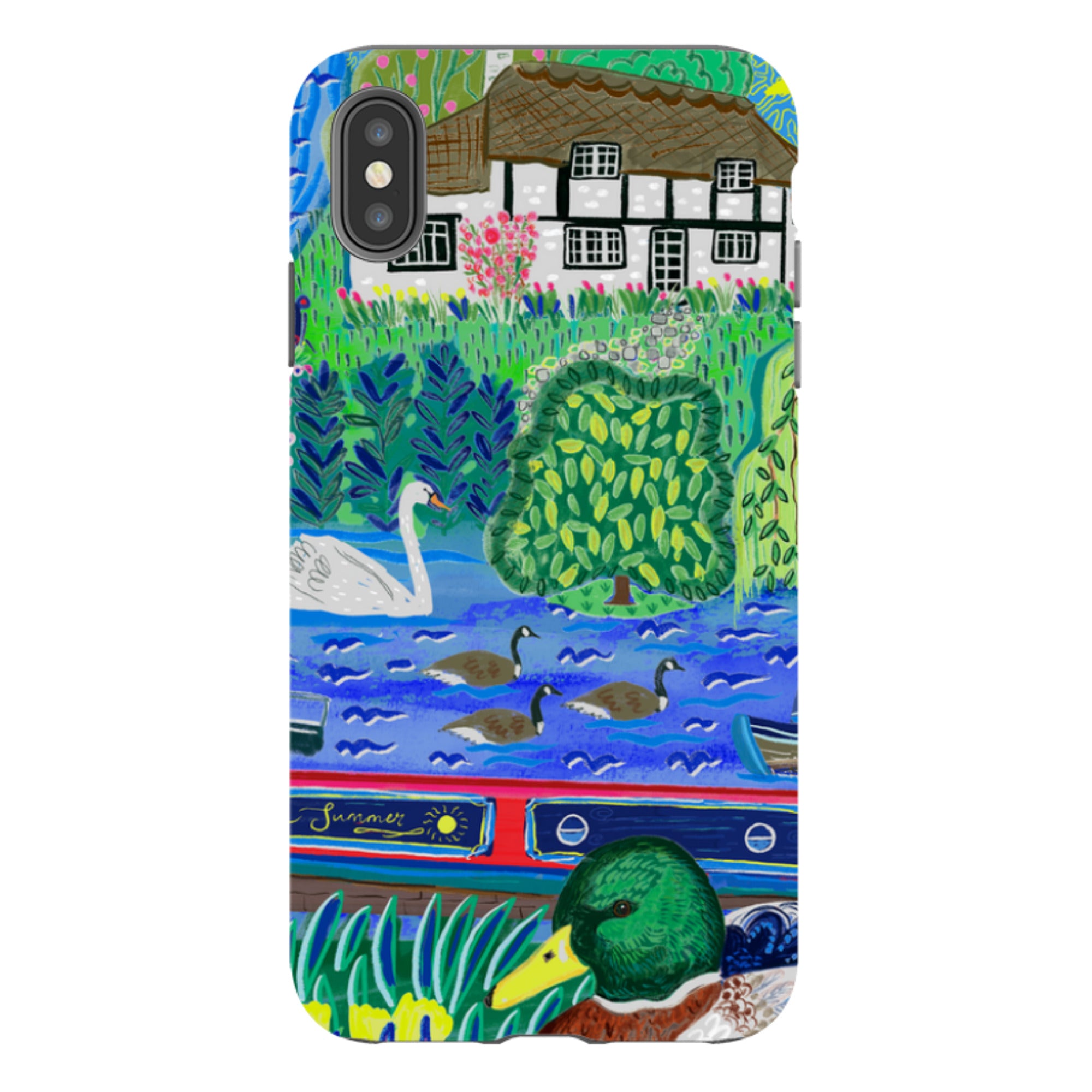 iPhone Tough Case - Canalside By Emma Frances Grant