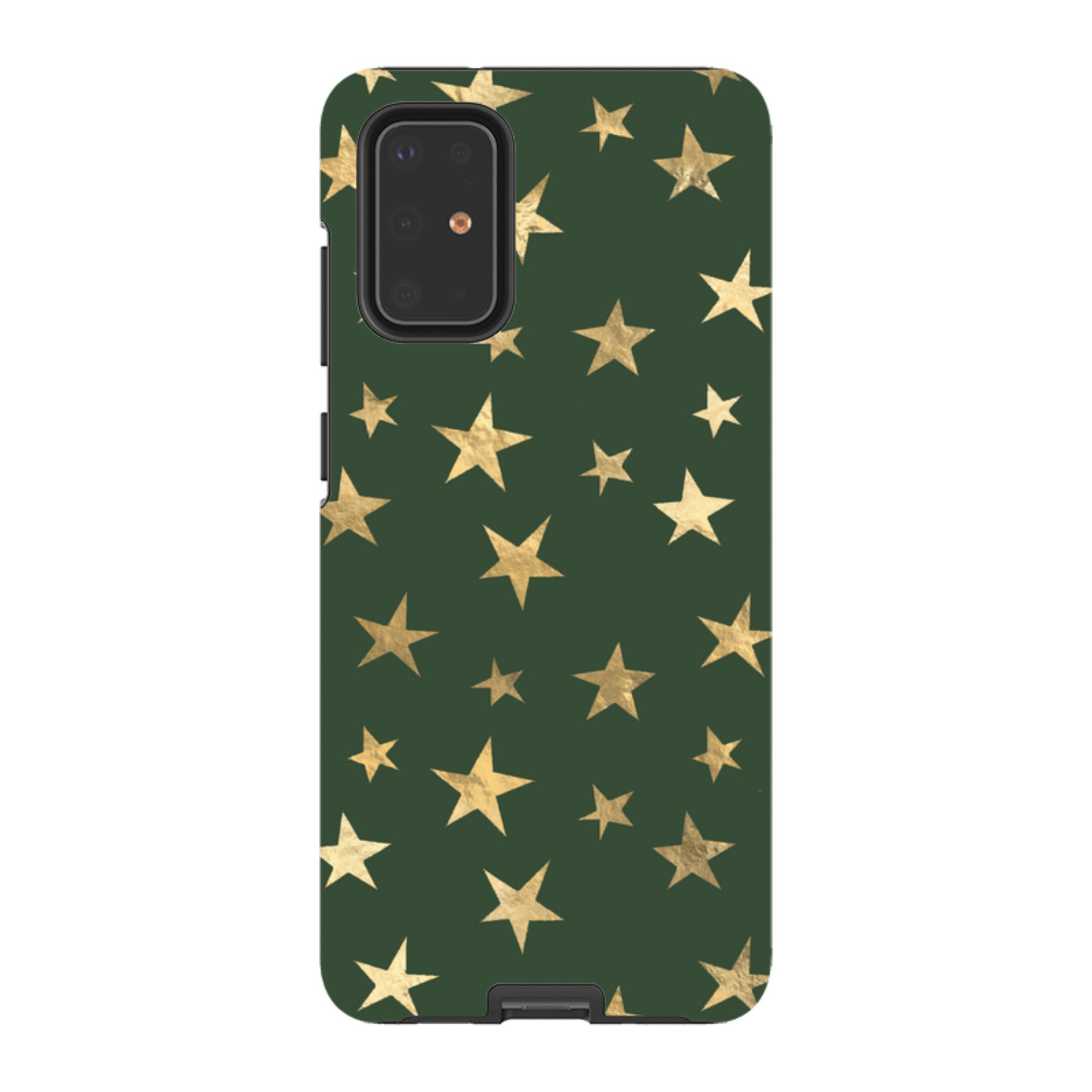 Samsung Tough Case - Green and Gold Stars
