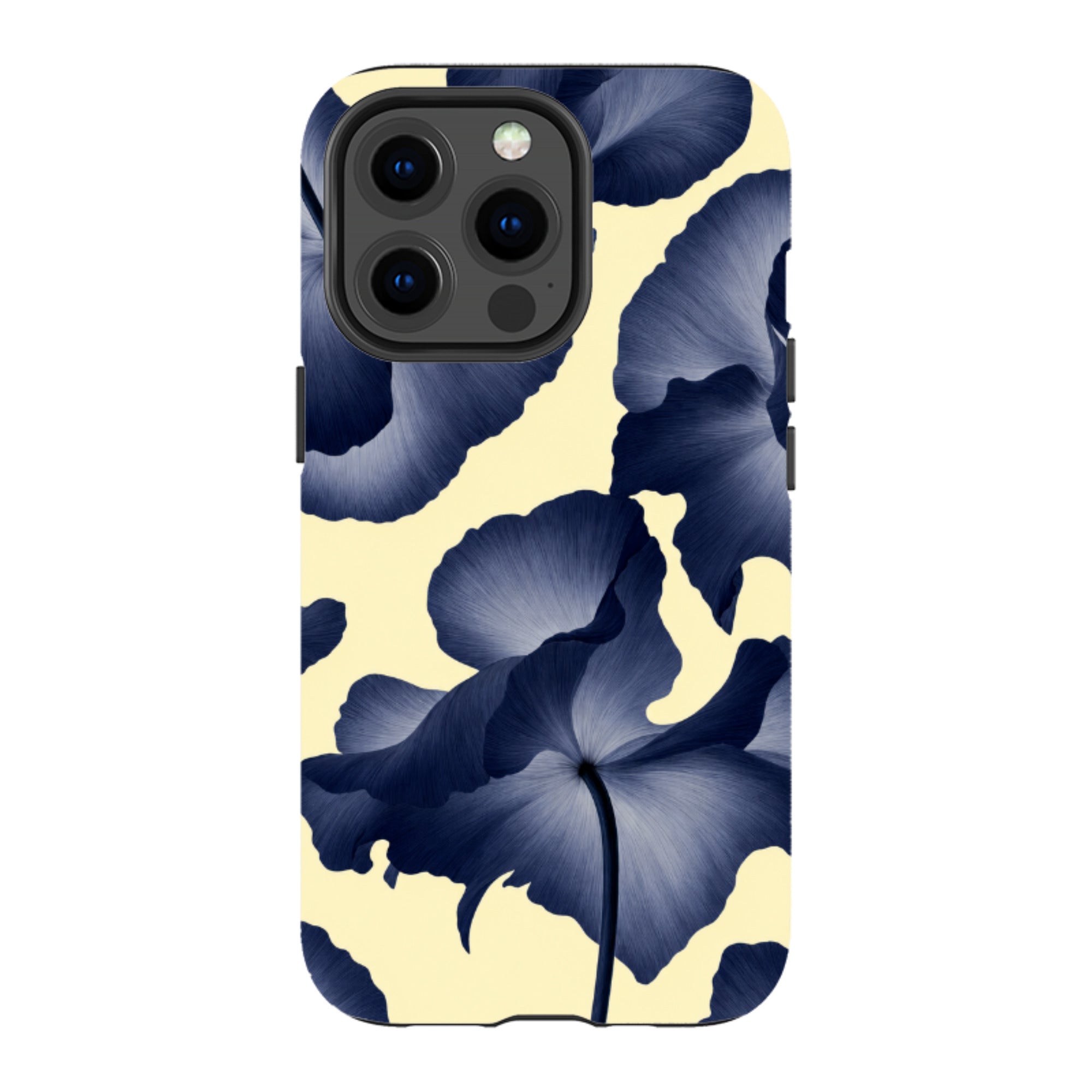 iPhone MagSafe Tough Case - Navy Blue Poppy