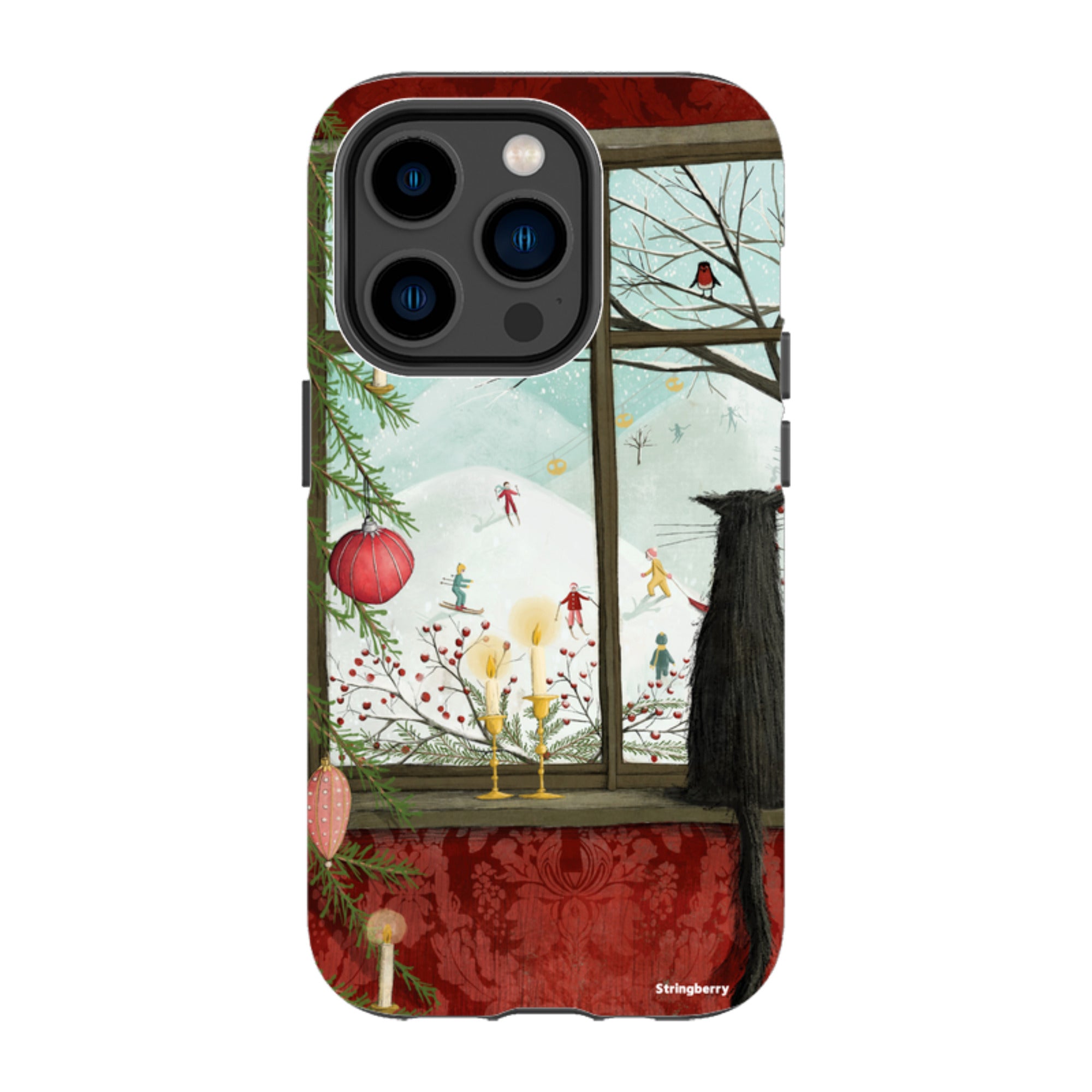 iPhone Tough Case - Christmas Window By Maja Lindberg