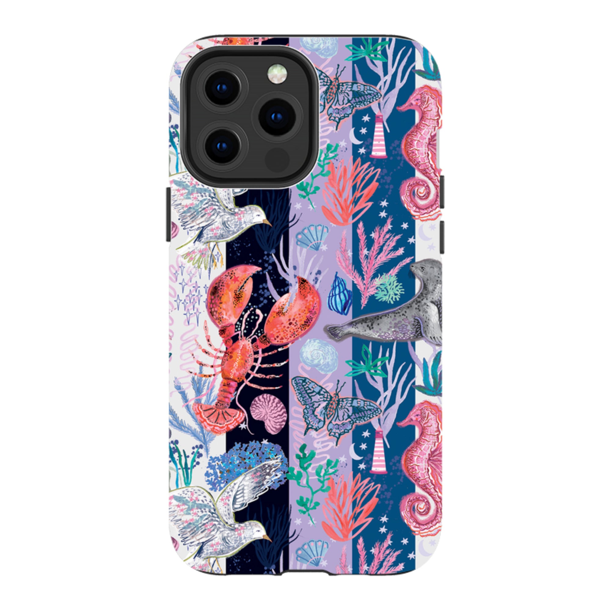 iPhone Case - Coastal Calling Stripe II By Emma Frances Grant