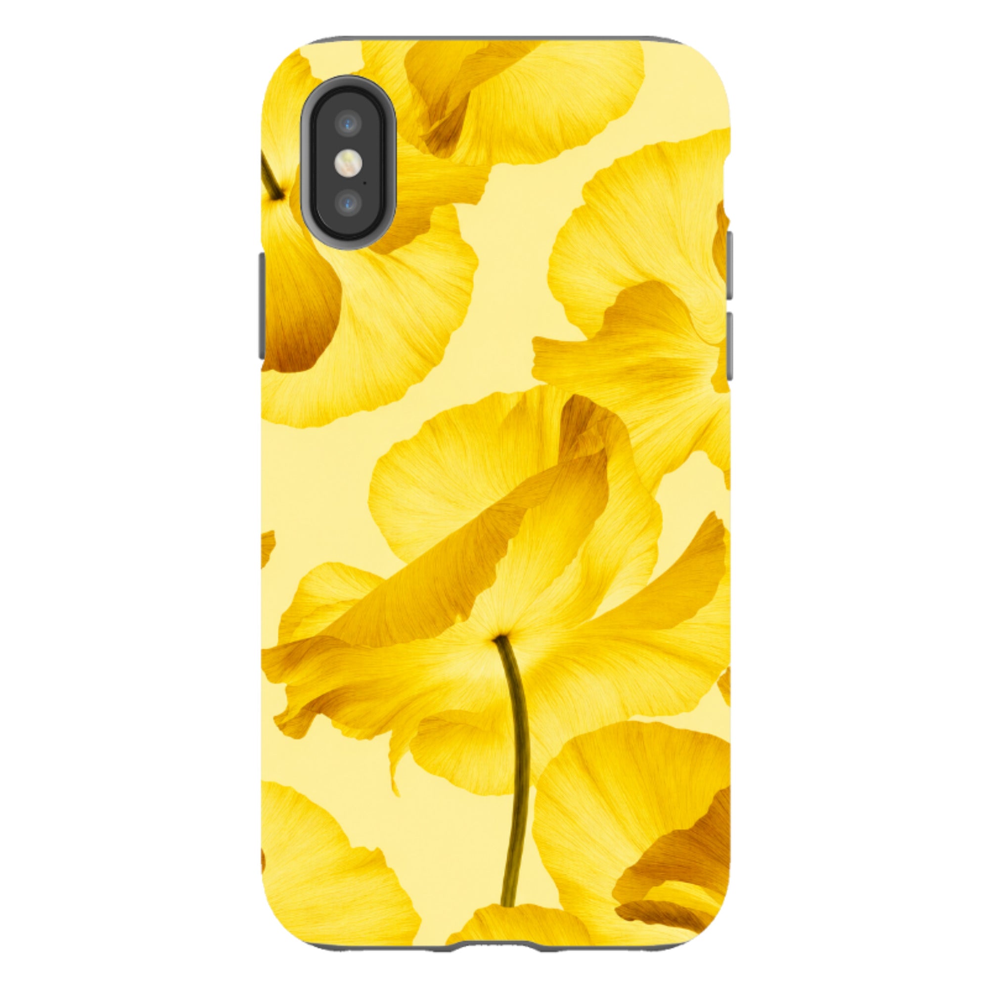 iPhone Tough Case - Yellow Poppy