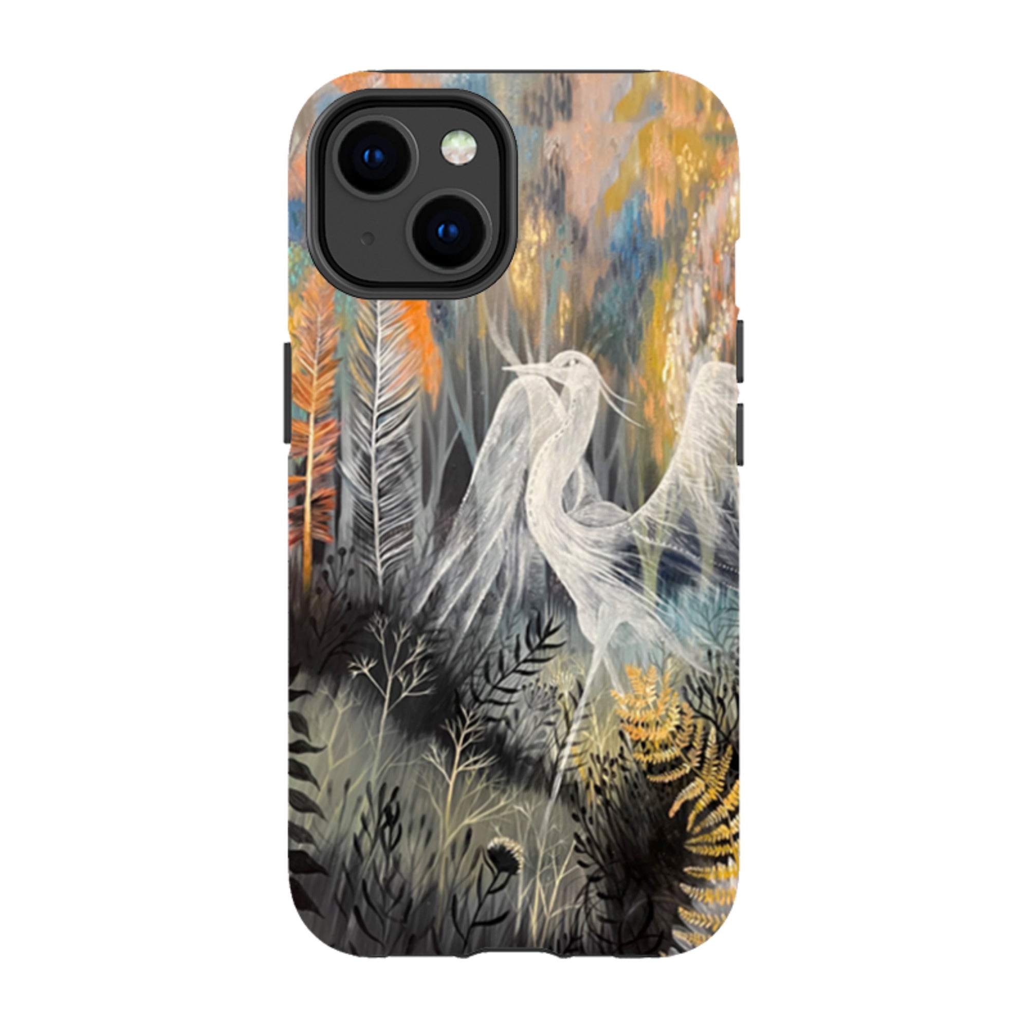 iPhone MagSafe Tough Case -  Ghost Heron By Mia Underwood