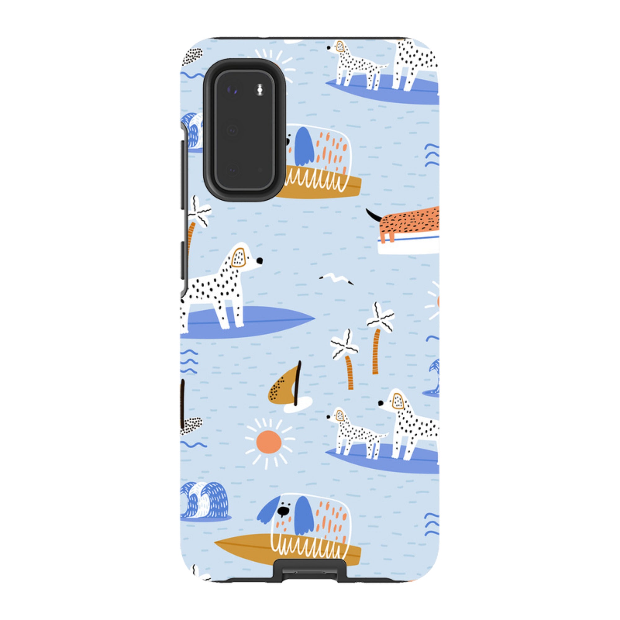 Samsung Tough Case - Surfing Dogs