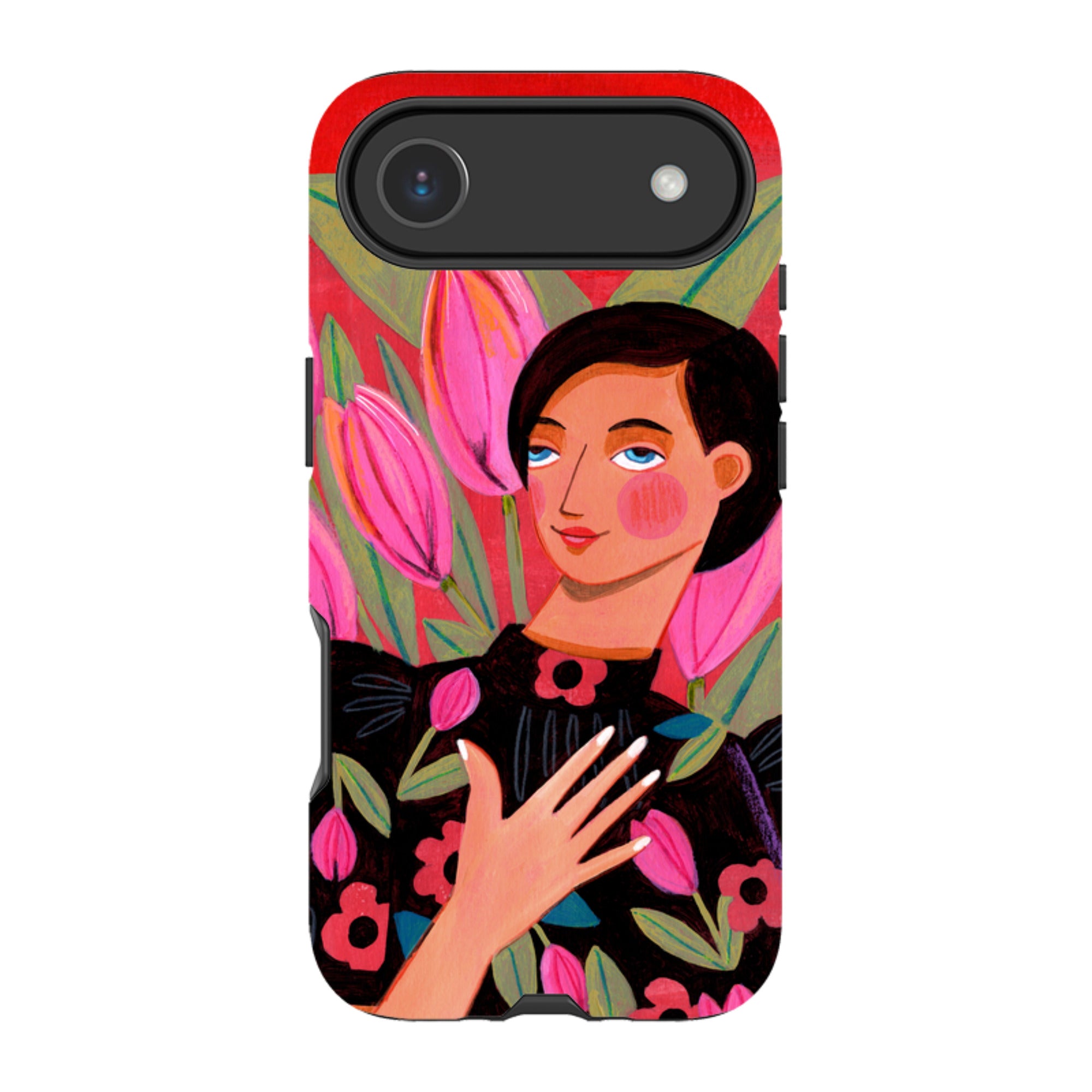 iPhone MagSafe Tough Case -  Tulip Woman By Caroline Bonne Muller