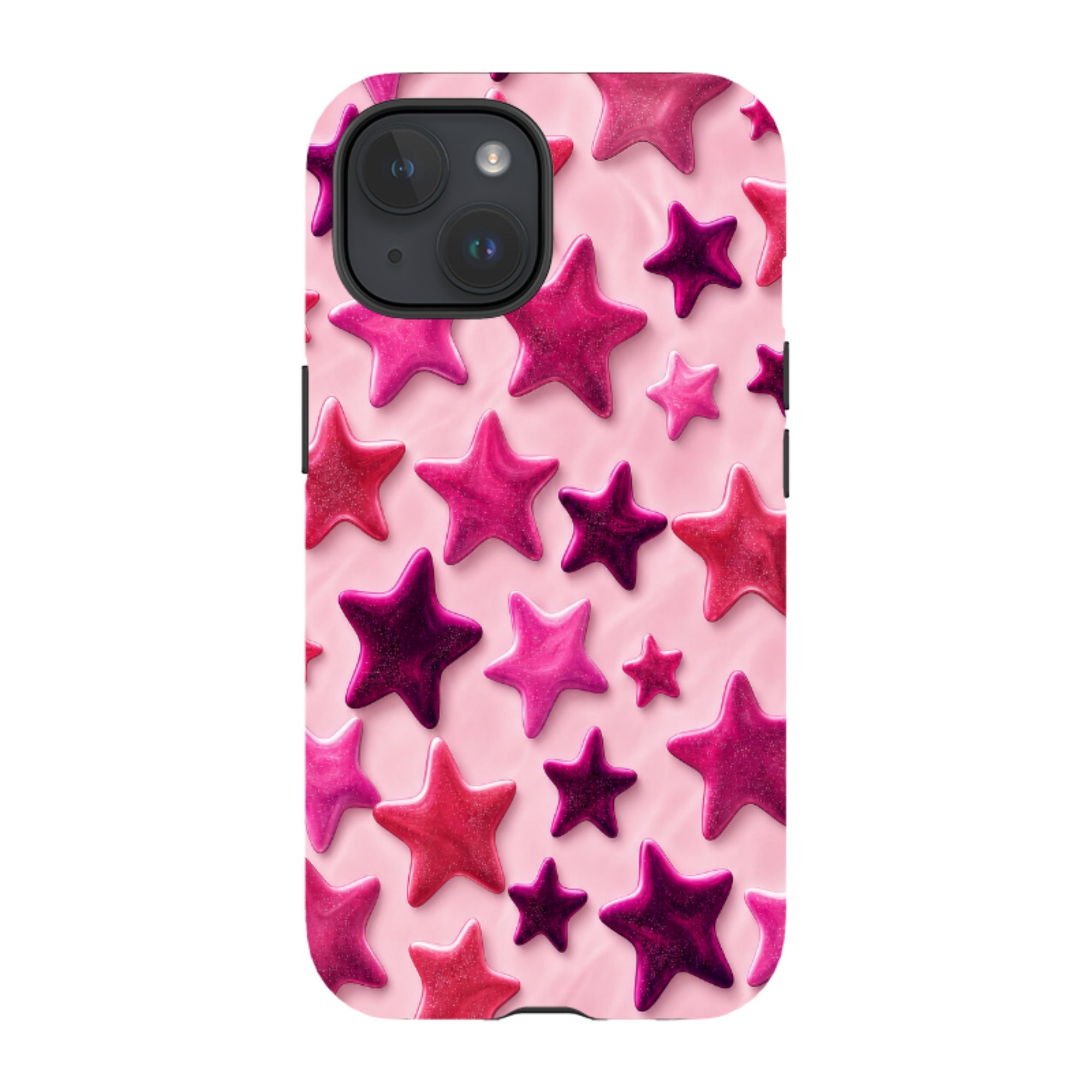 iPhone Tough Case - Fuchsia Star