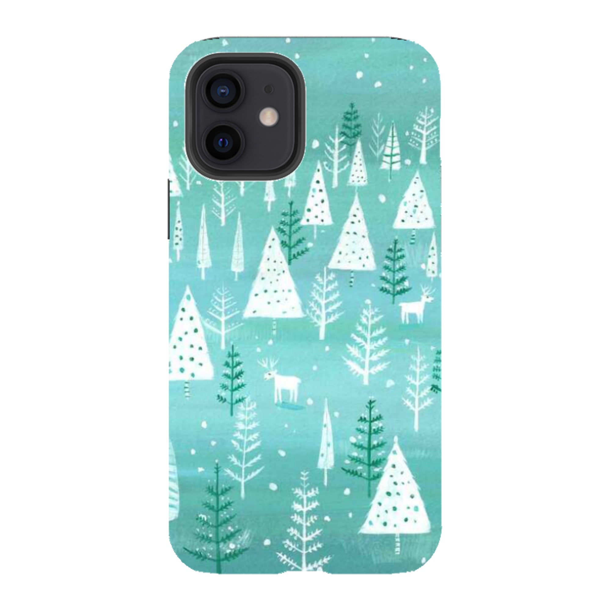 iPhone Tough Case - Teal Tundra By Mary Stubberfield