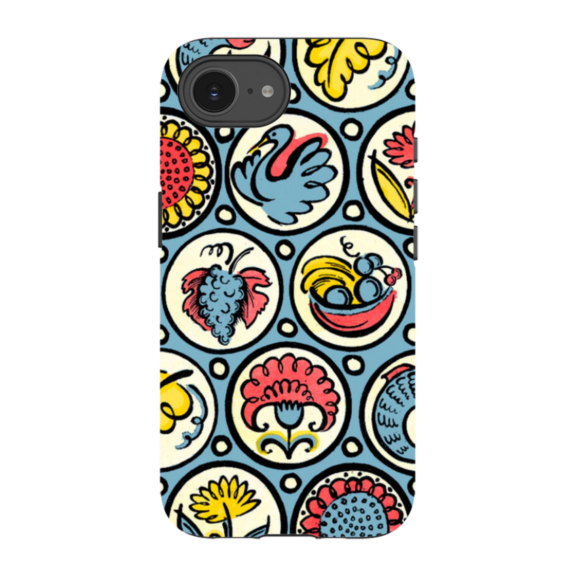 iPhone Tough Case - Birds, Fish & Fruit By Cressida Bell