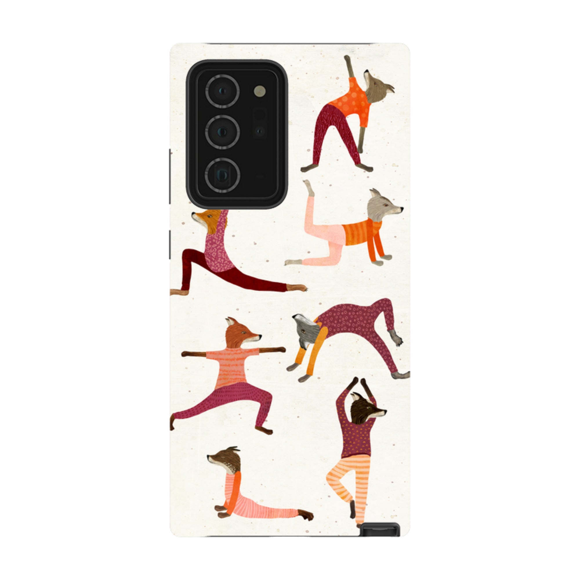 Samsung Tough Case - Fox Yoga By Katherine Quinn