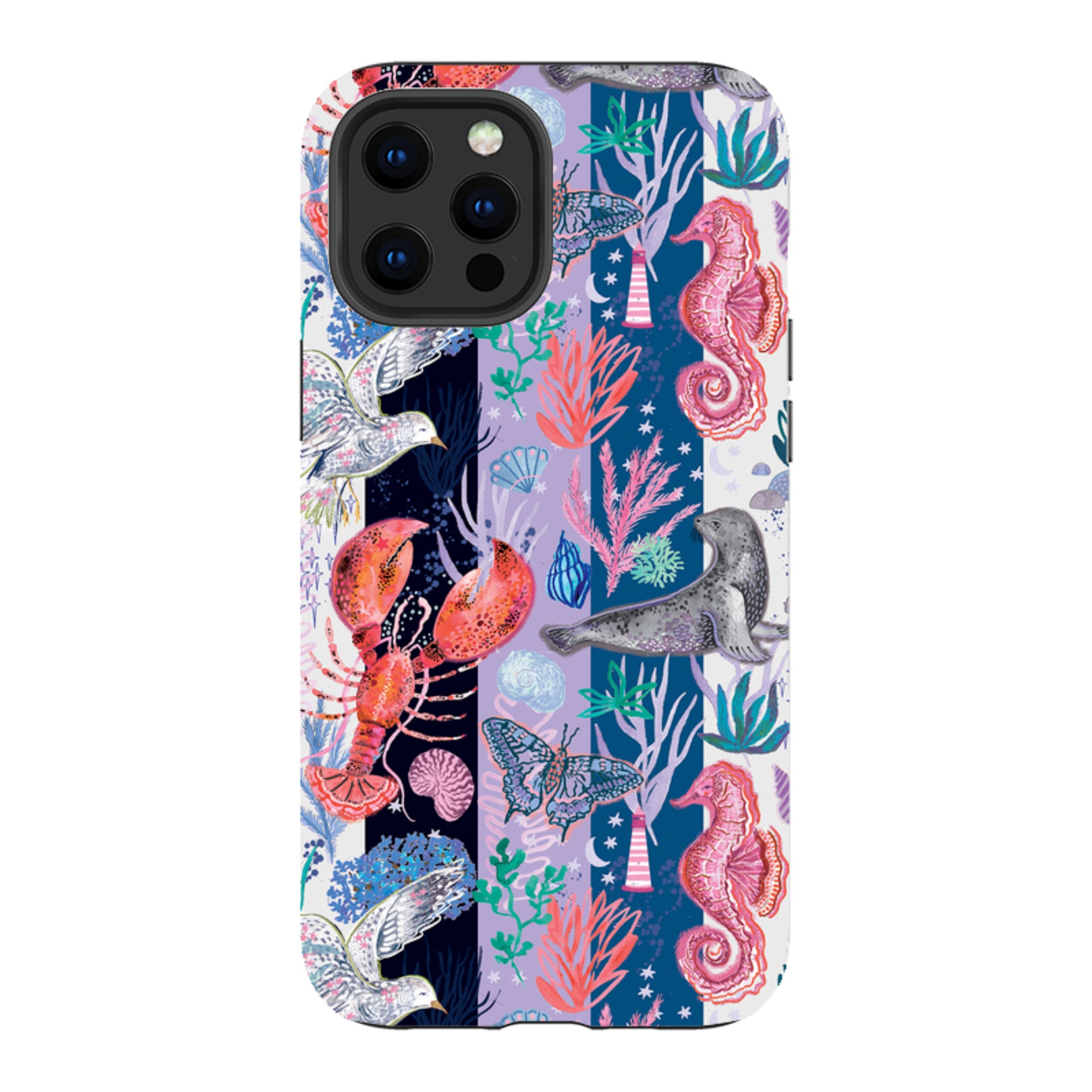 iPhone Case - Coastal Calling Stripe III By Emma Frances Grant