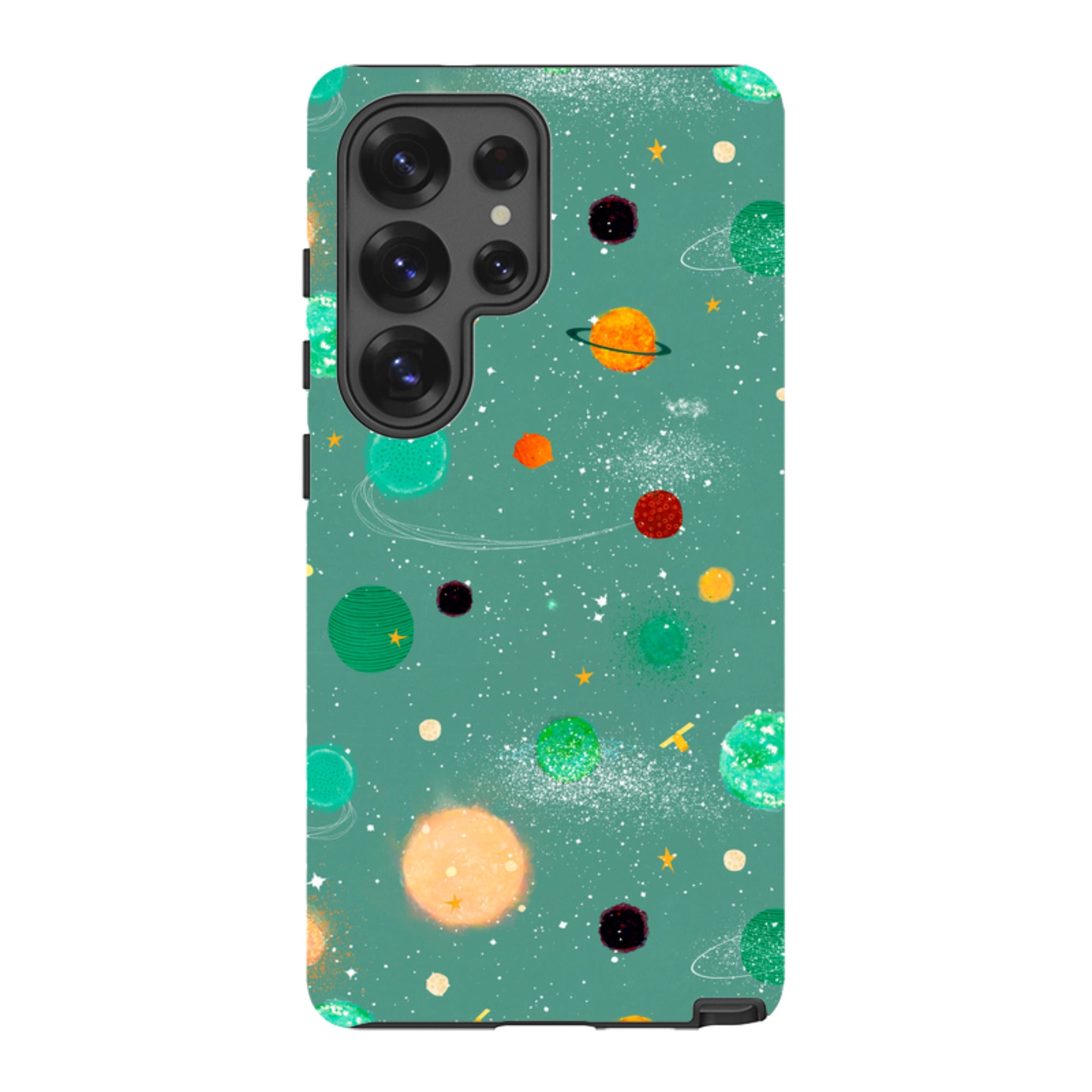 Samsung Tough Case - Far Far Away Green By Katherine Quinn
