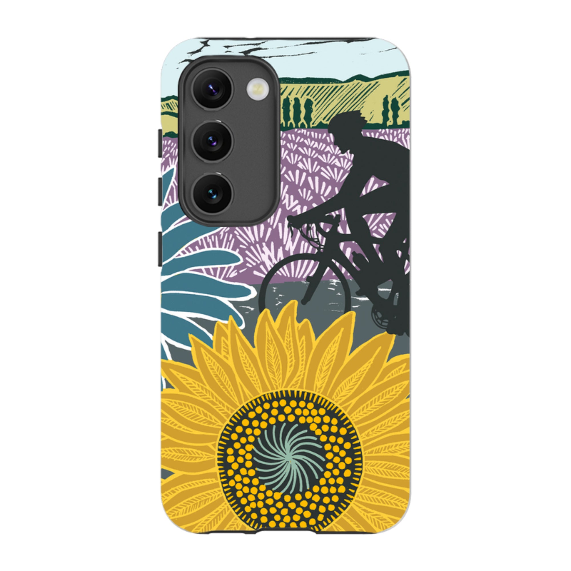 Samsung Tough Case - Bike and Sunflowers By Kate Heiss