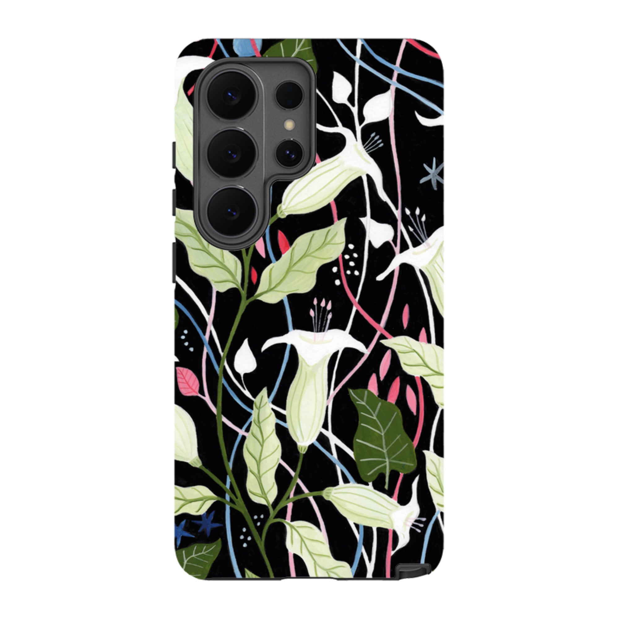 Samsung Tough Case - Trumpet Flowers By Bex Parkin