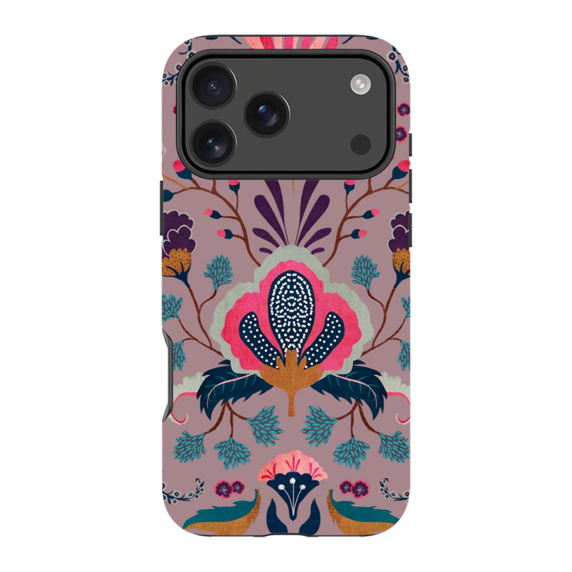 iPhone MagSafe Tough Case - Folk Floral III By Katherine Quinn