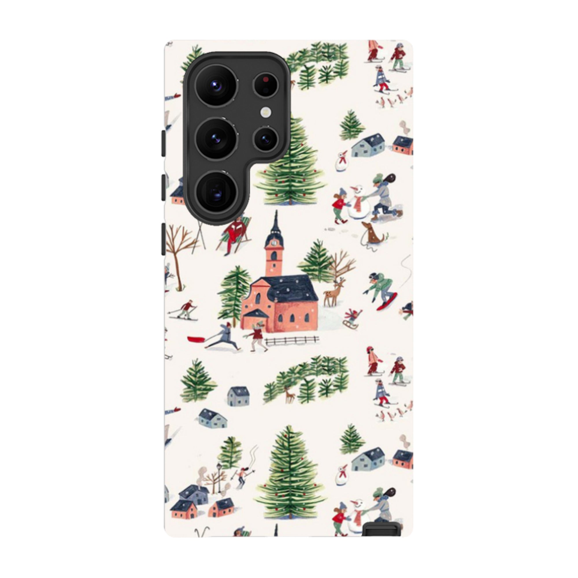 Samsung Tough Case - Skiing By Caroline Bonne Muller