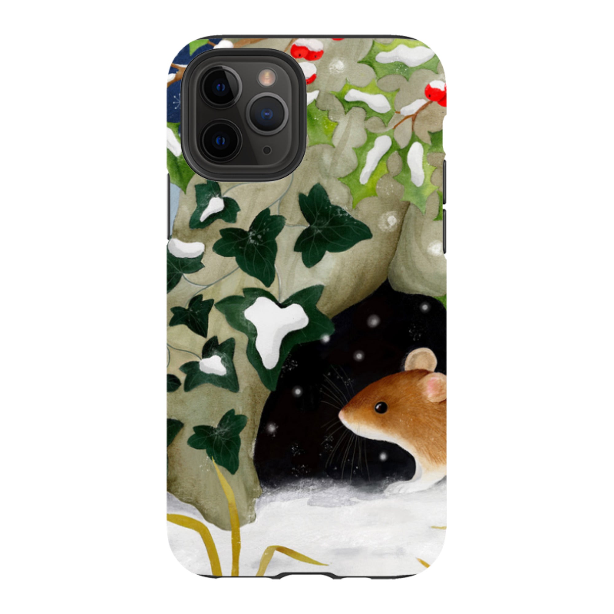 iPhone Tough Case - Winter Mouse By Bex Parkin