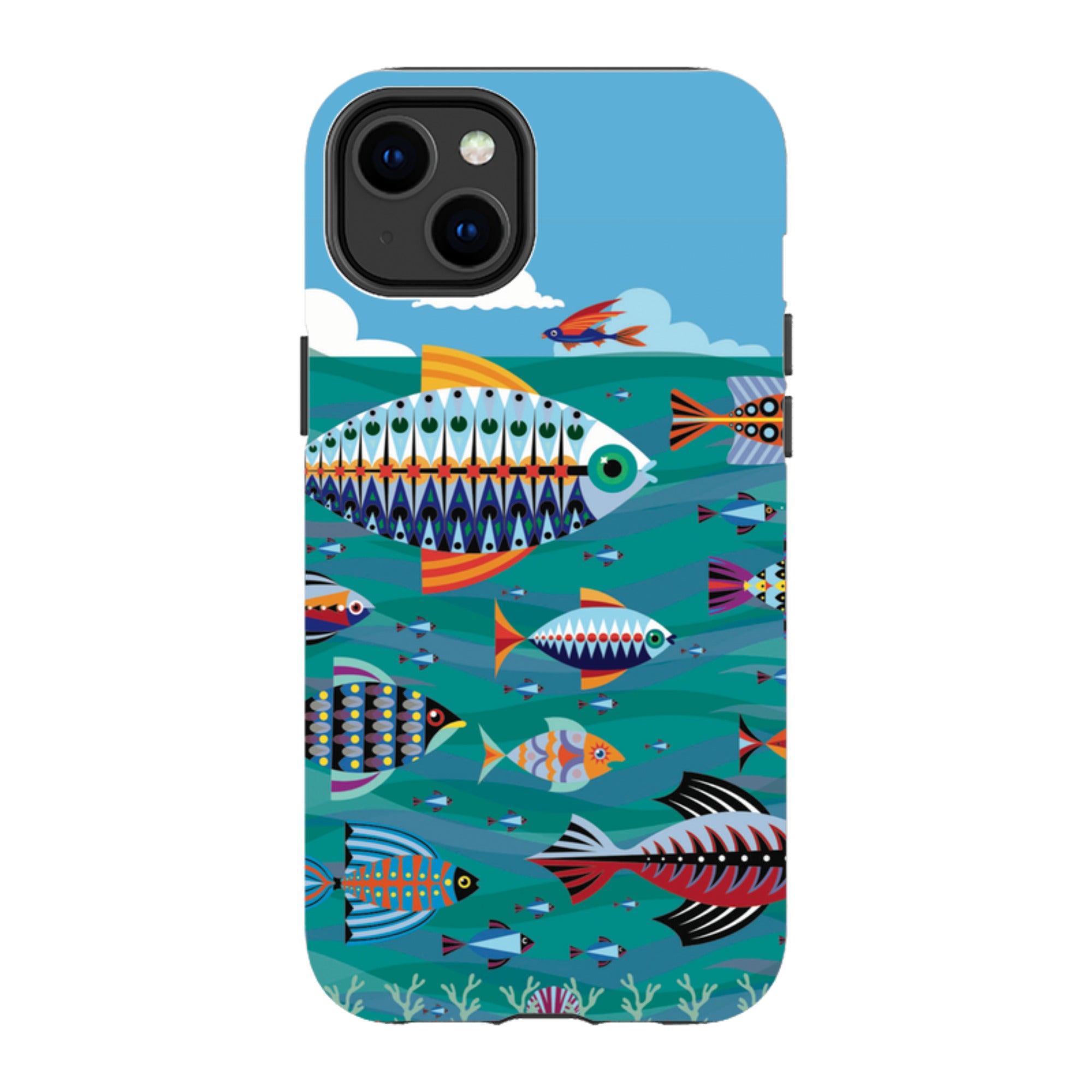 iPhone MagSafe Tough Case -  Fish By Patternista