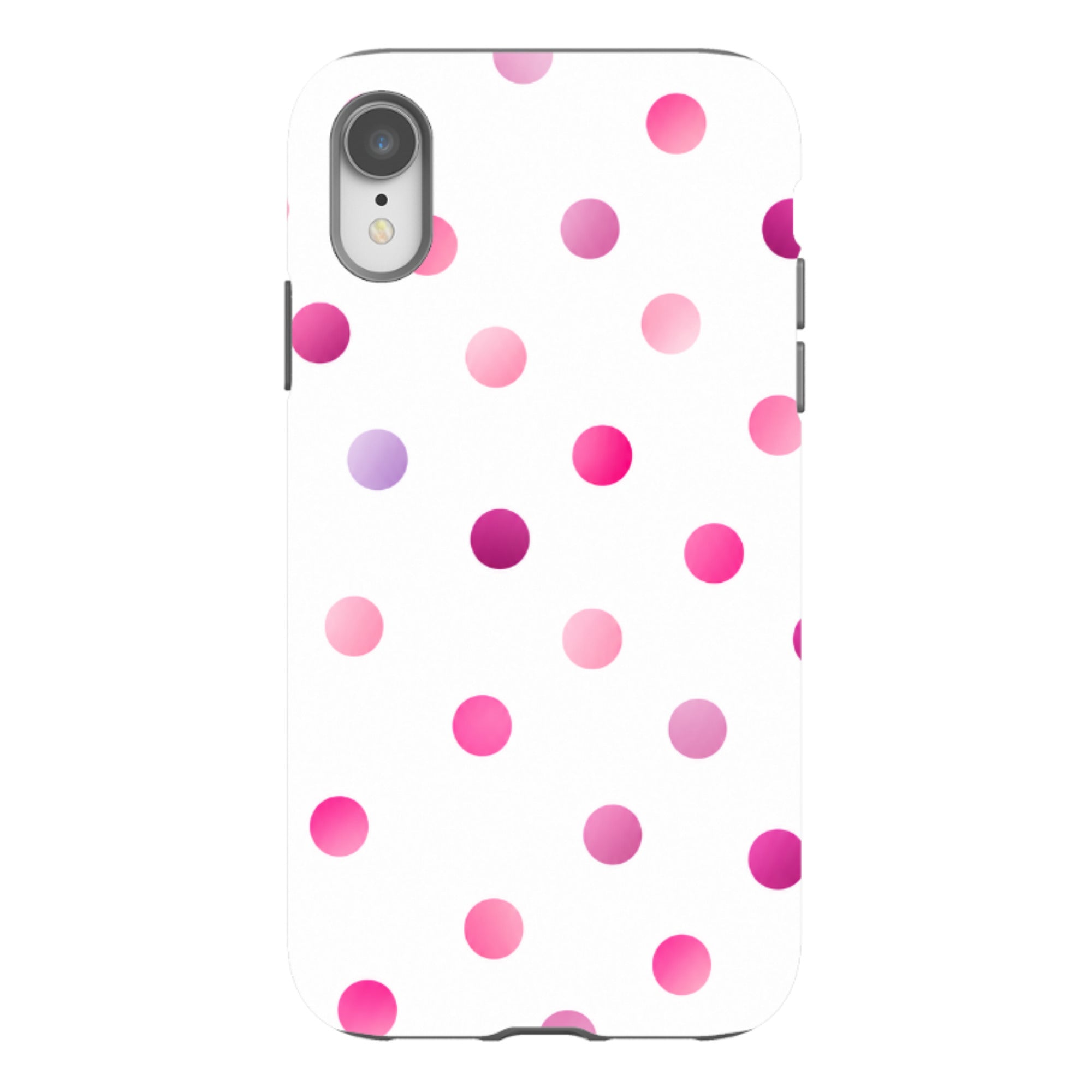 iPhone Tough Case - Pink Polka Dot