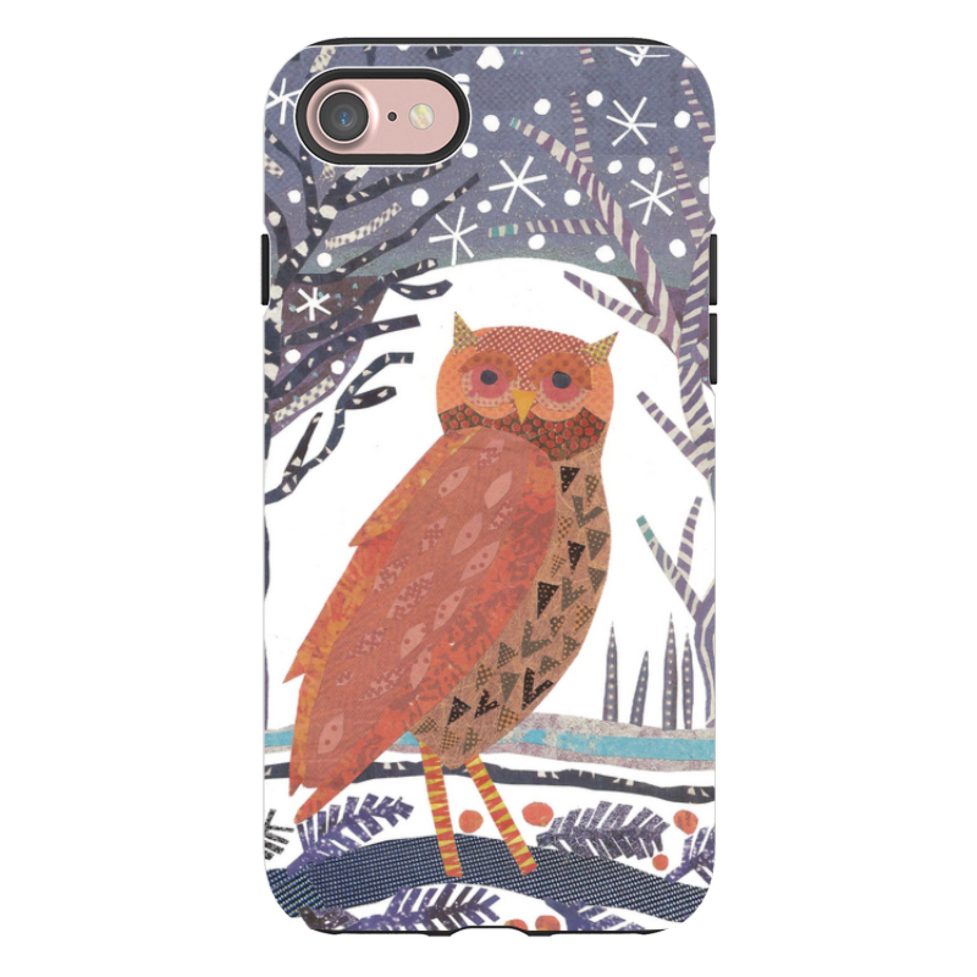 iPhone Tough Case - Winter Owl By Jane Robbins