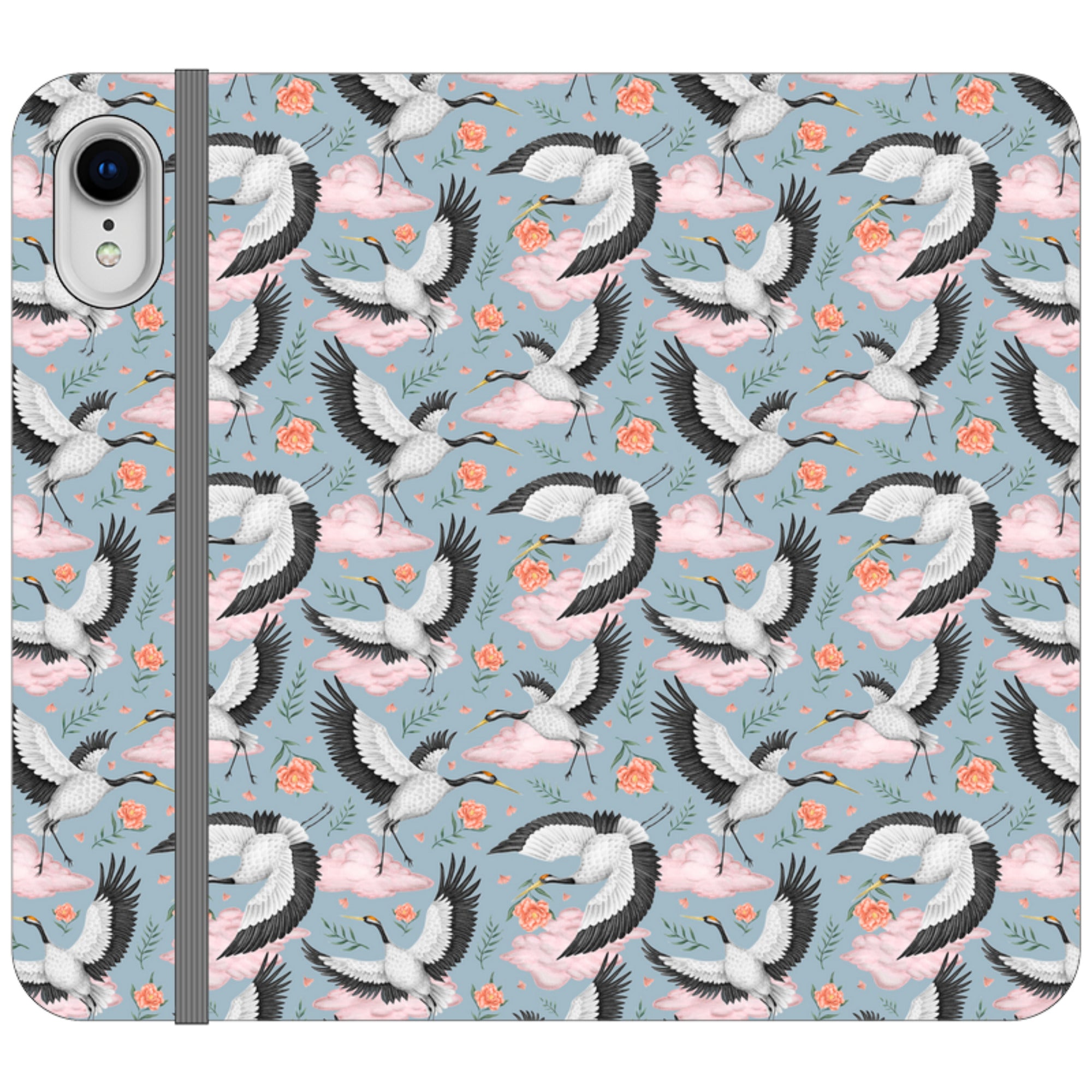 Flight of the Cranes Wallet Case By Catherine Rowe