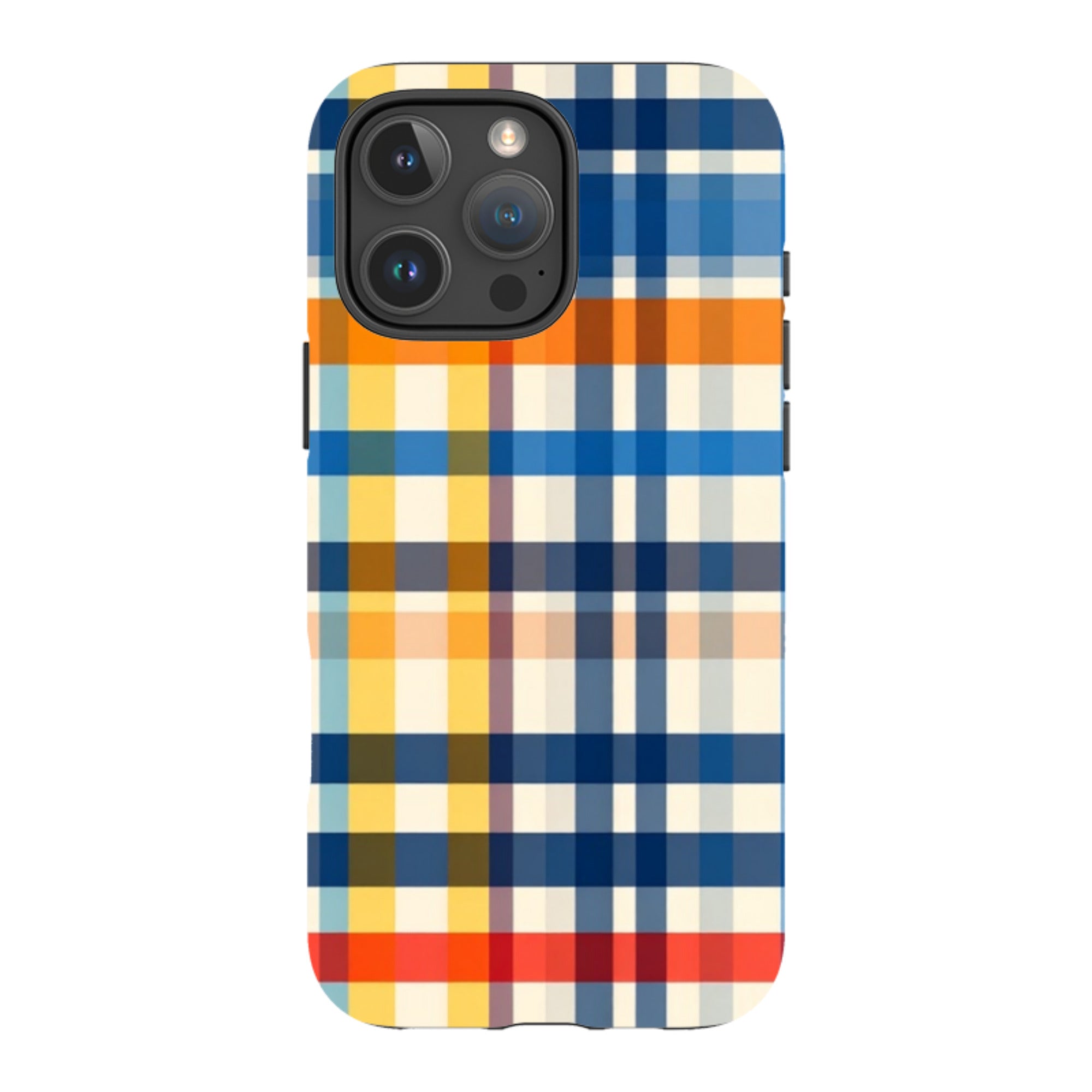 iPhone MagSafe Tough Case - Barcelona Gingham