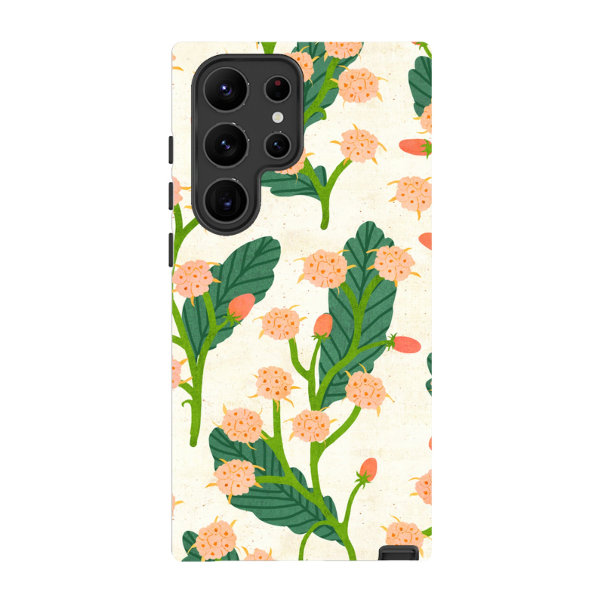 Samsung Tough Case - Summer Seeds Cream By Katherine Quinn